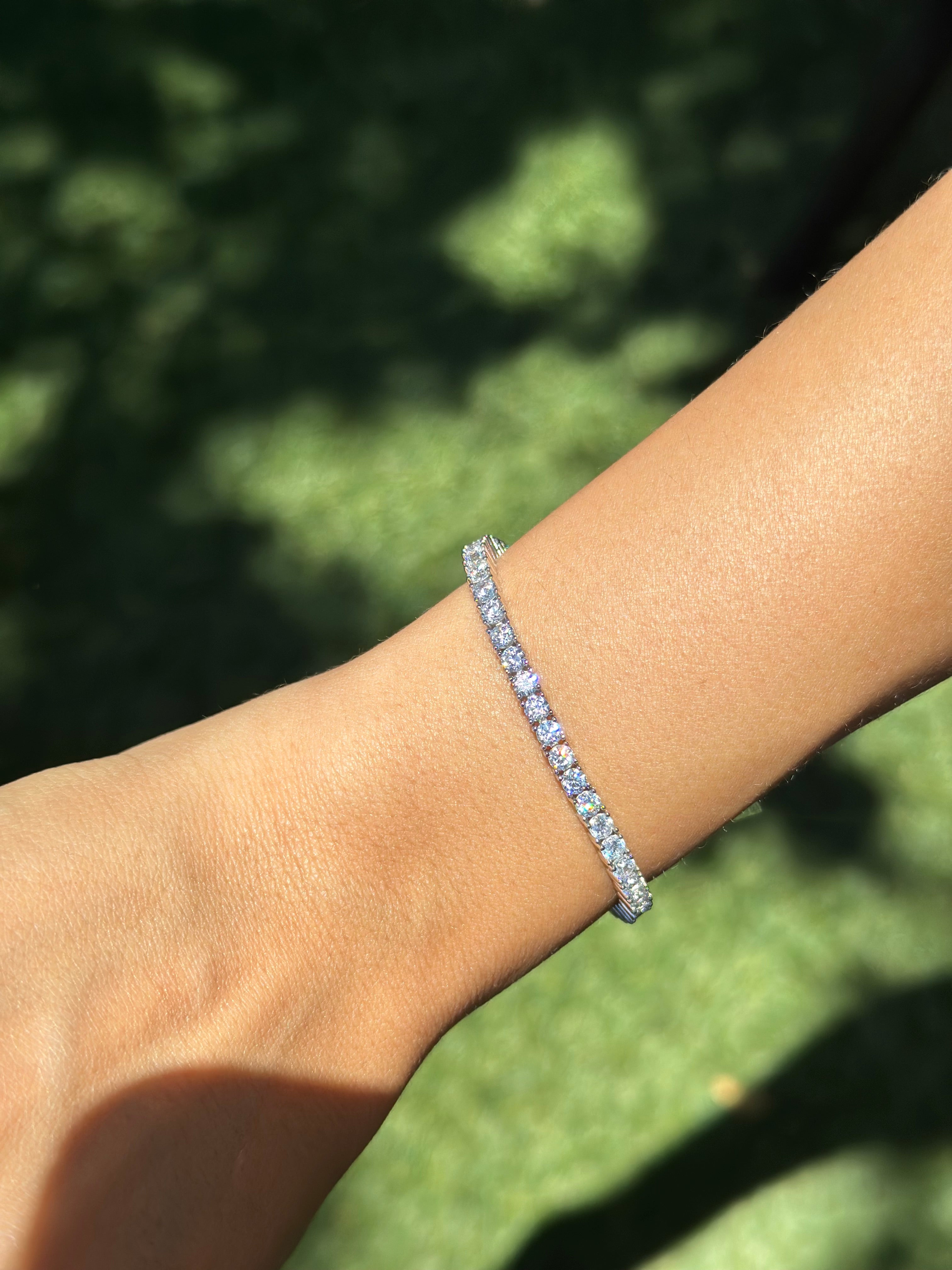 4mm Diamond Tennis Bracelet