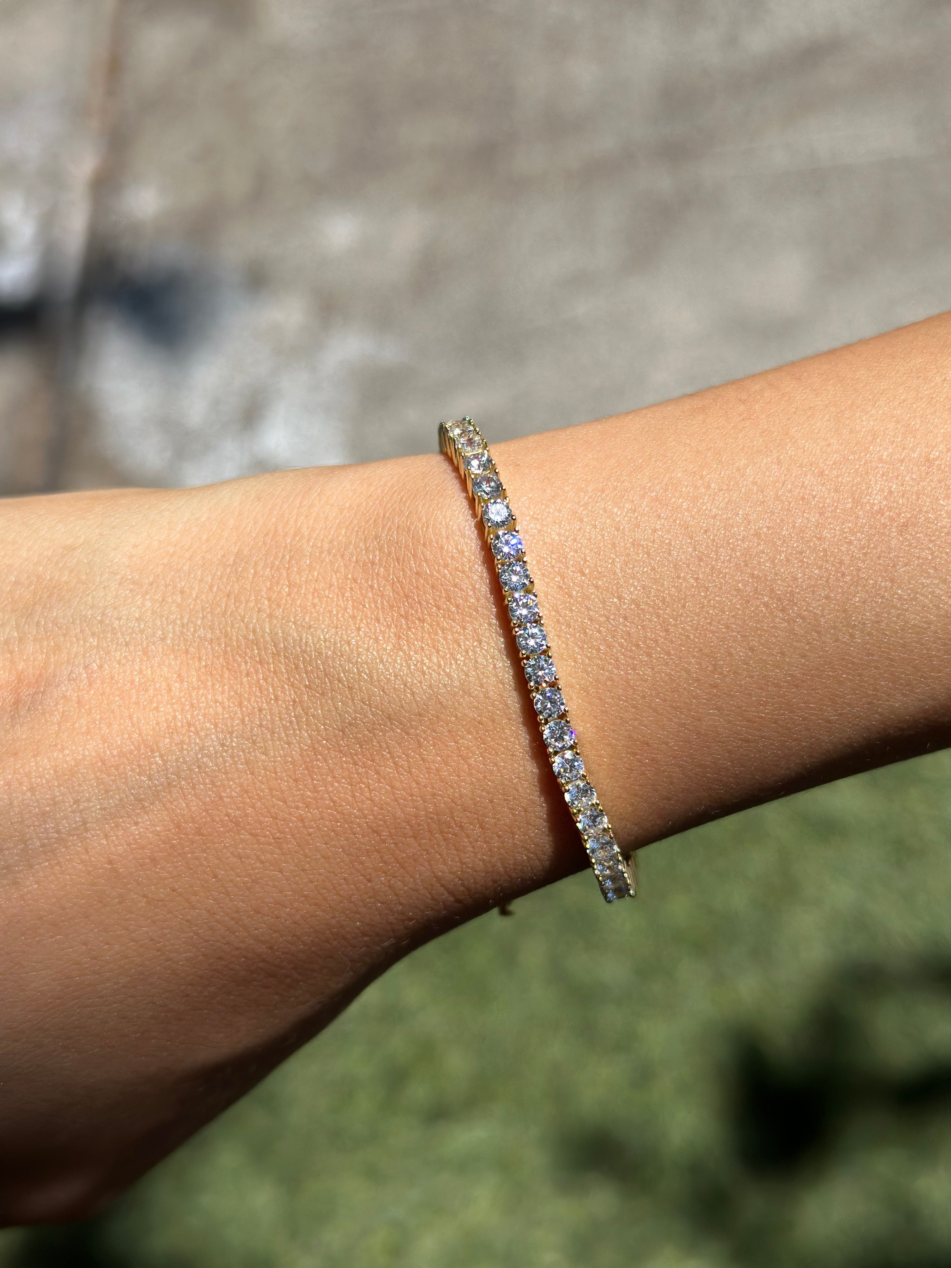 4mm Diamond Tennis Bracelet