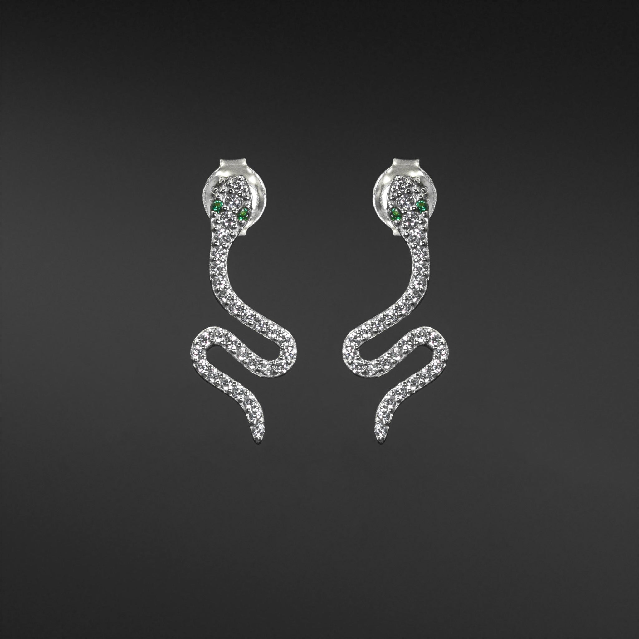 Snake Drop Earrings