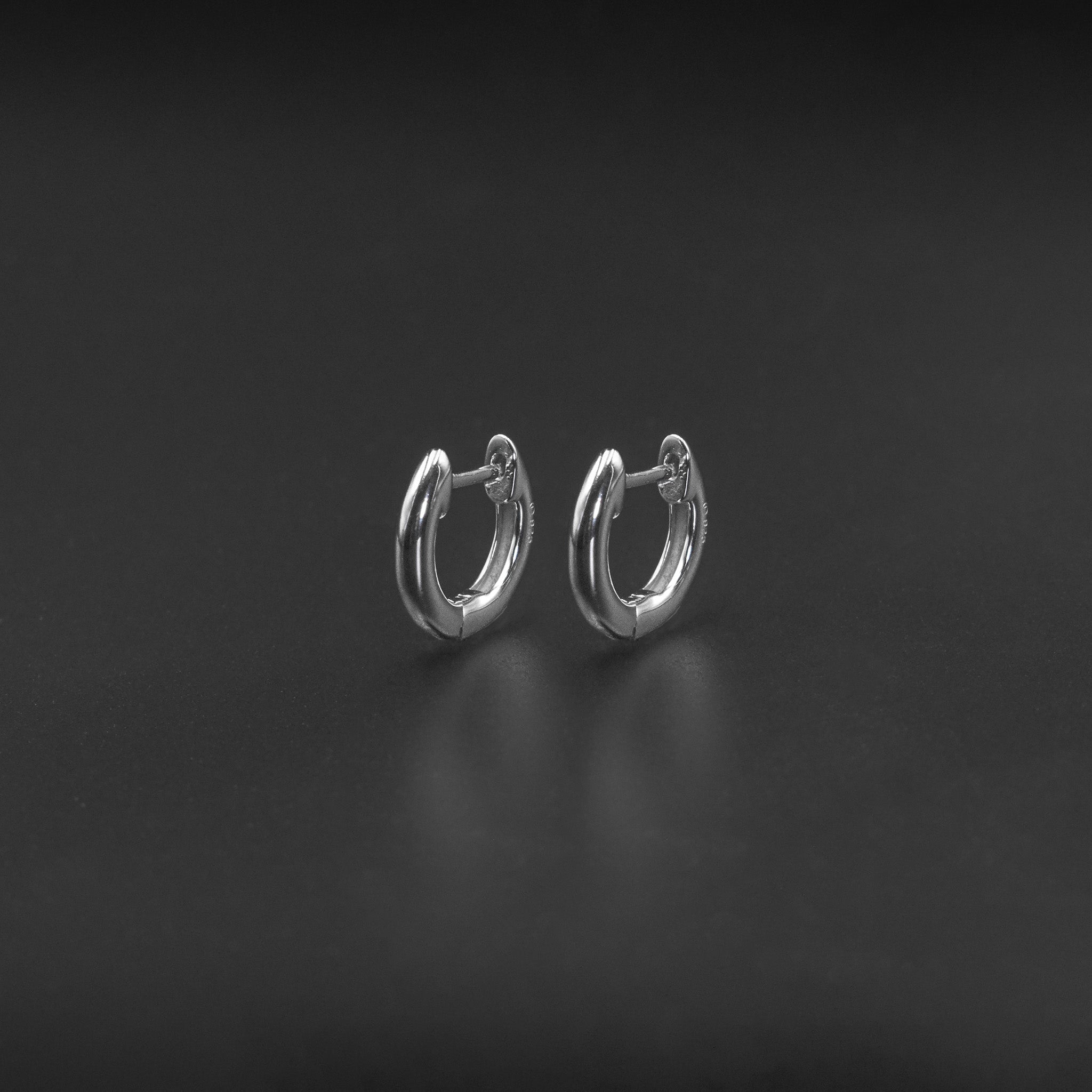 Hinged Huggie Hoop Earrings