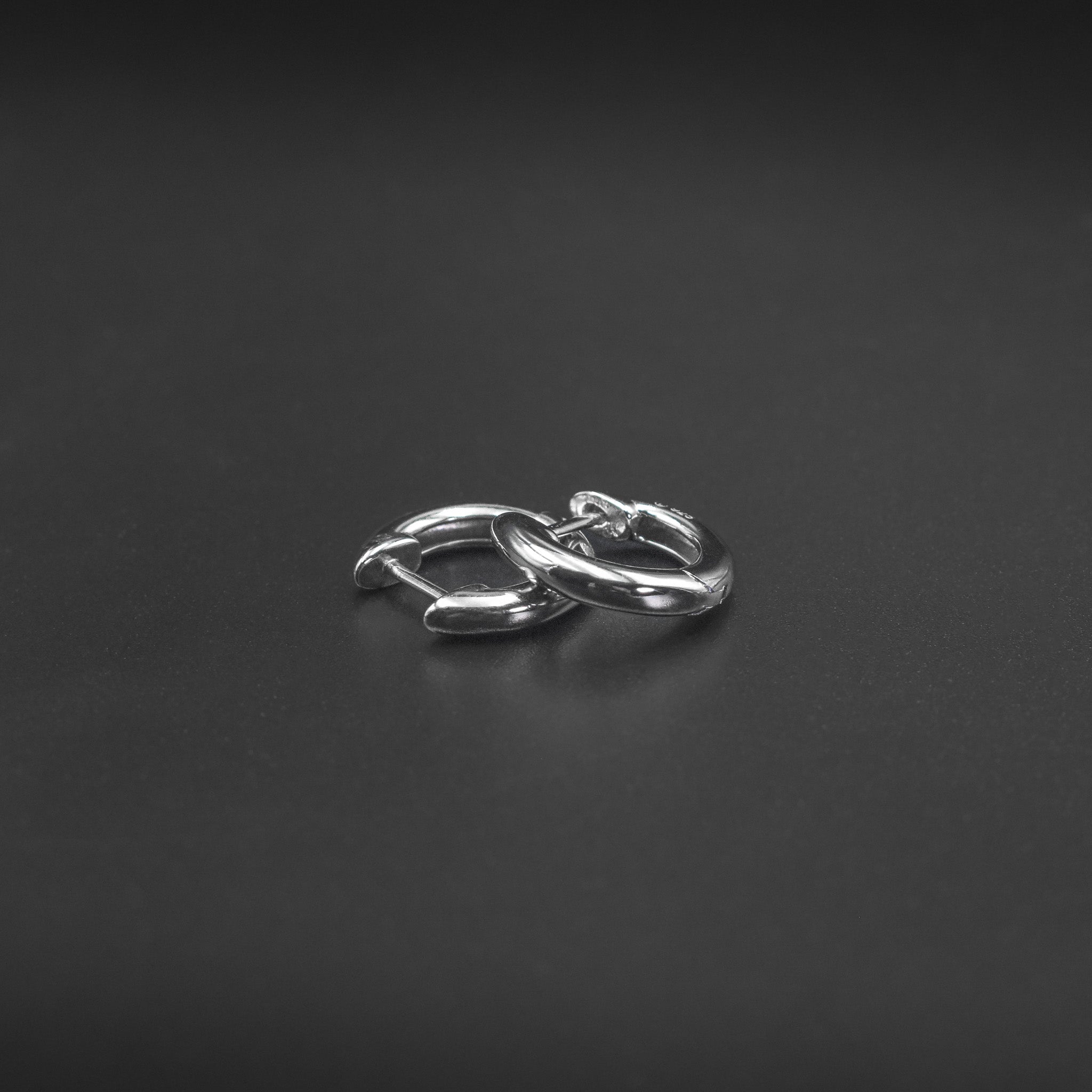 Hinged Huggie Hoop Earrings