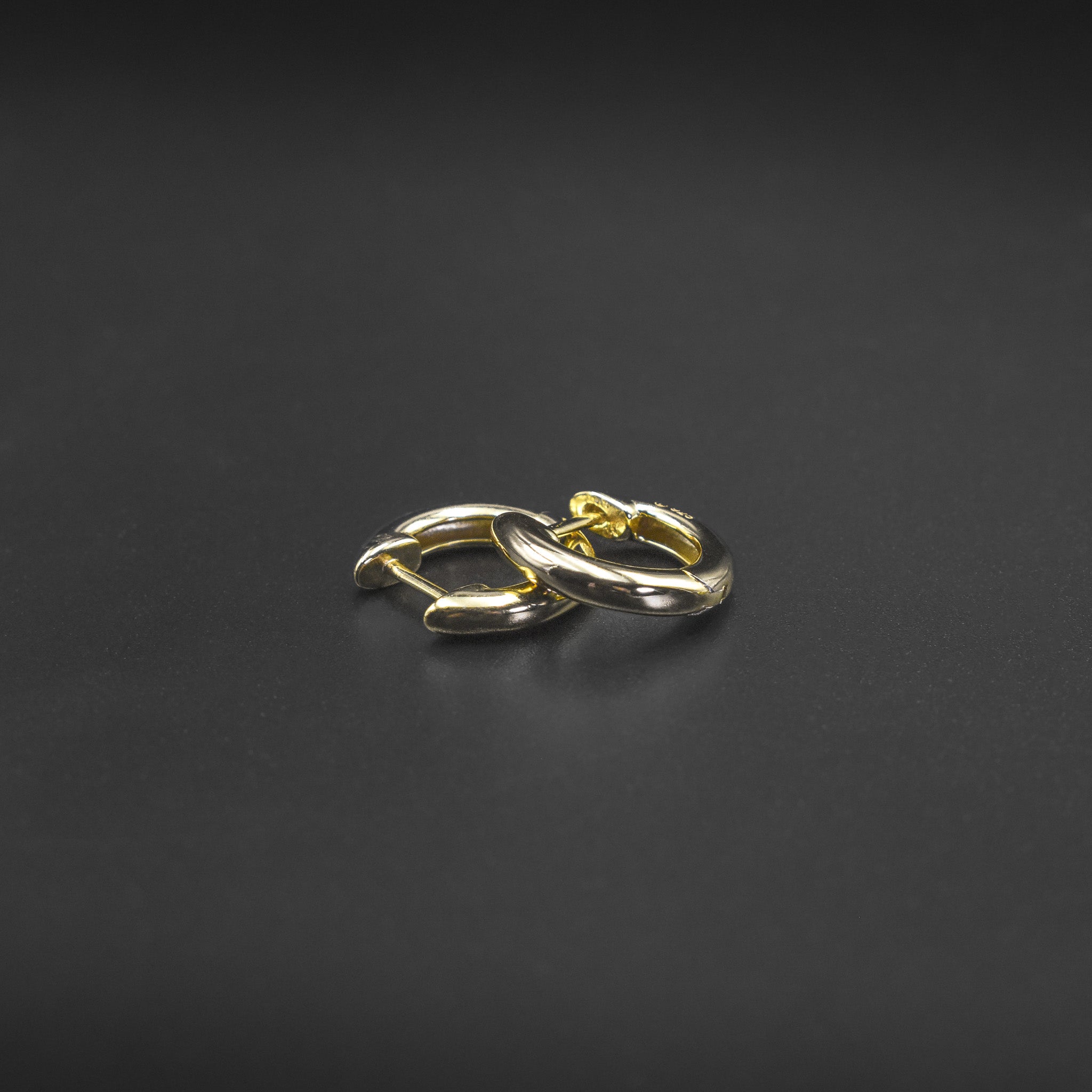 Hinged Huggie Hoop Earrings