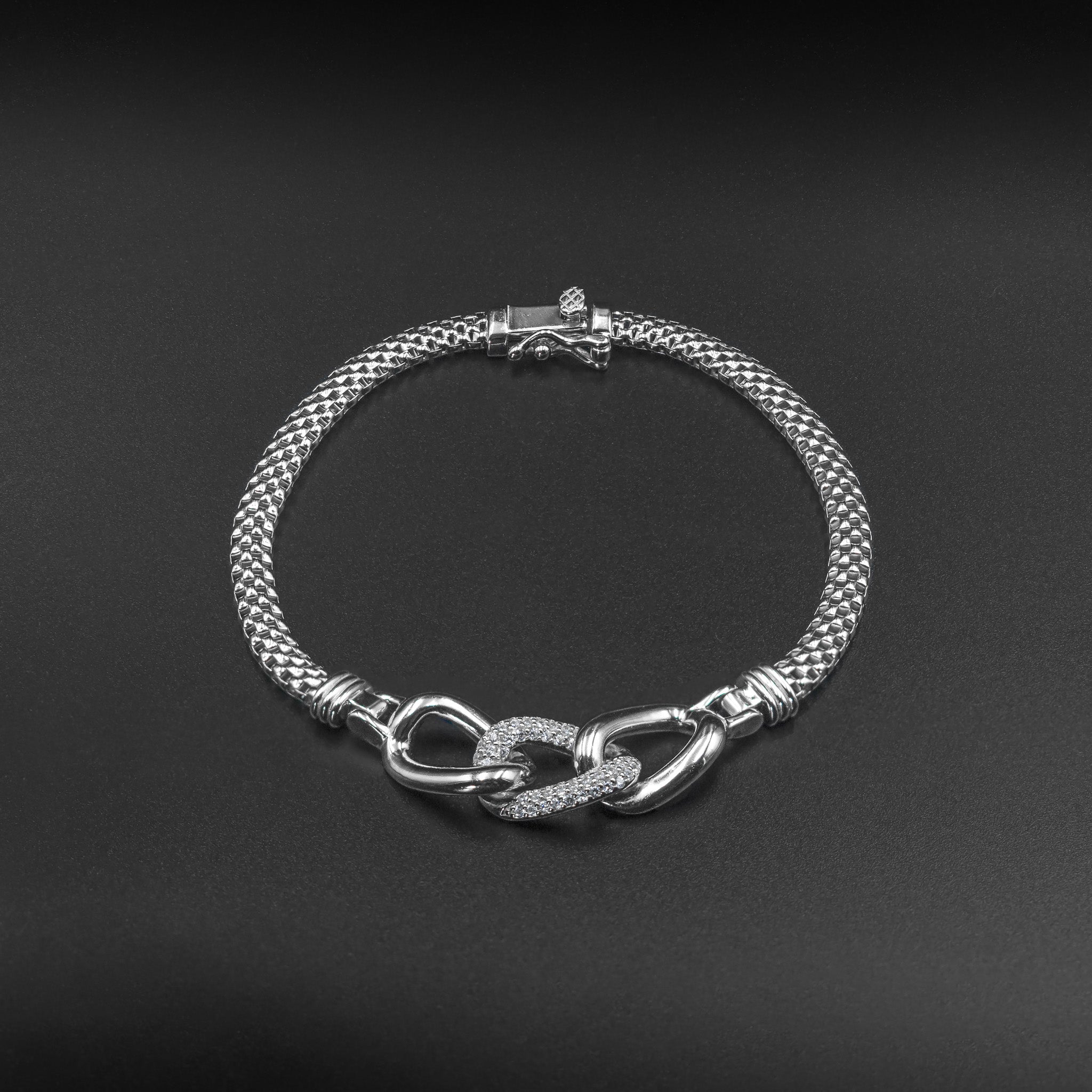 Dextera Diamond Link Bracelet