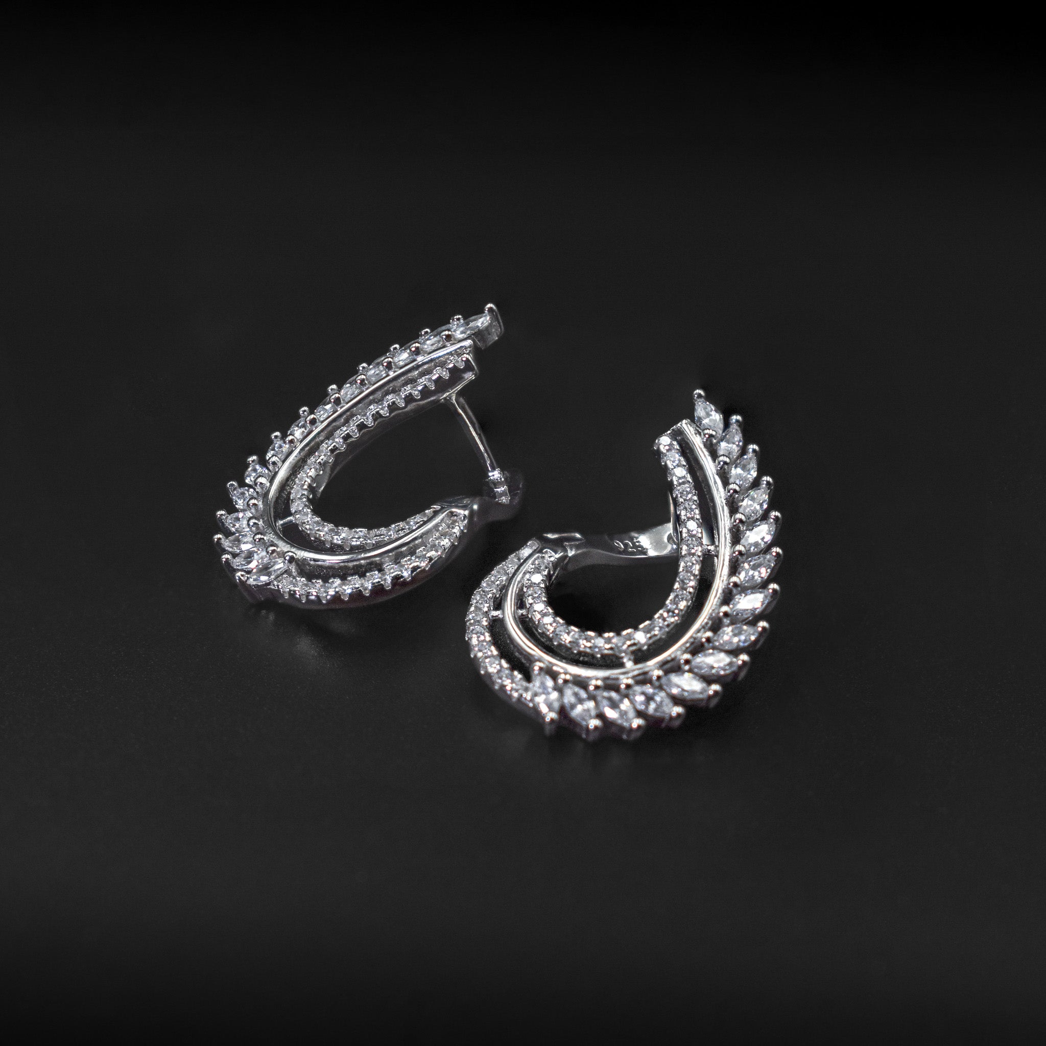 Scatter Cut Wing Earrings