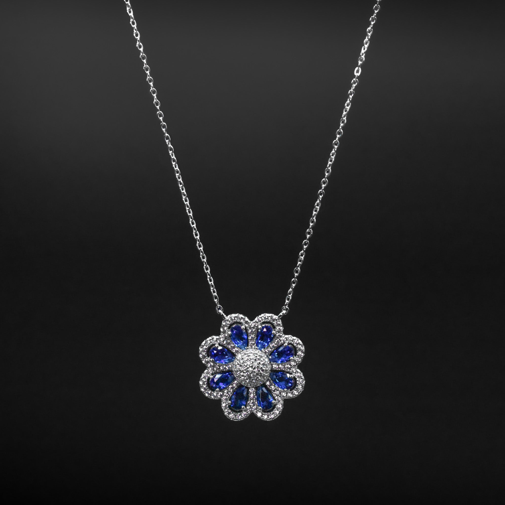Flower Cluster Pendant & Necklace