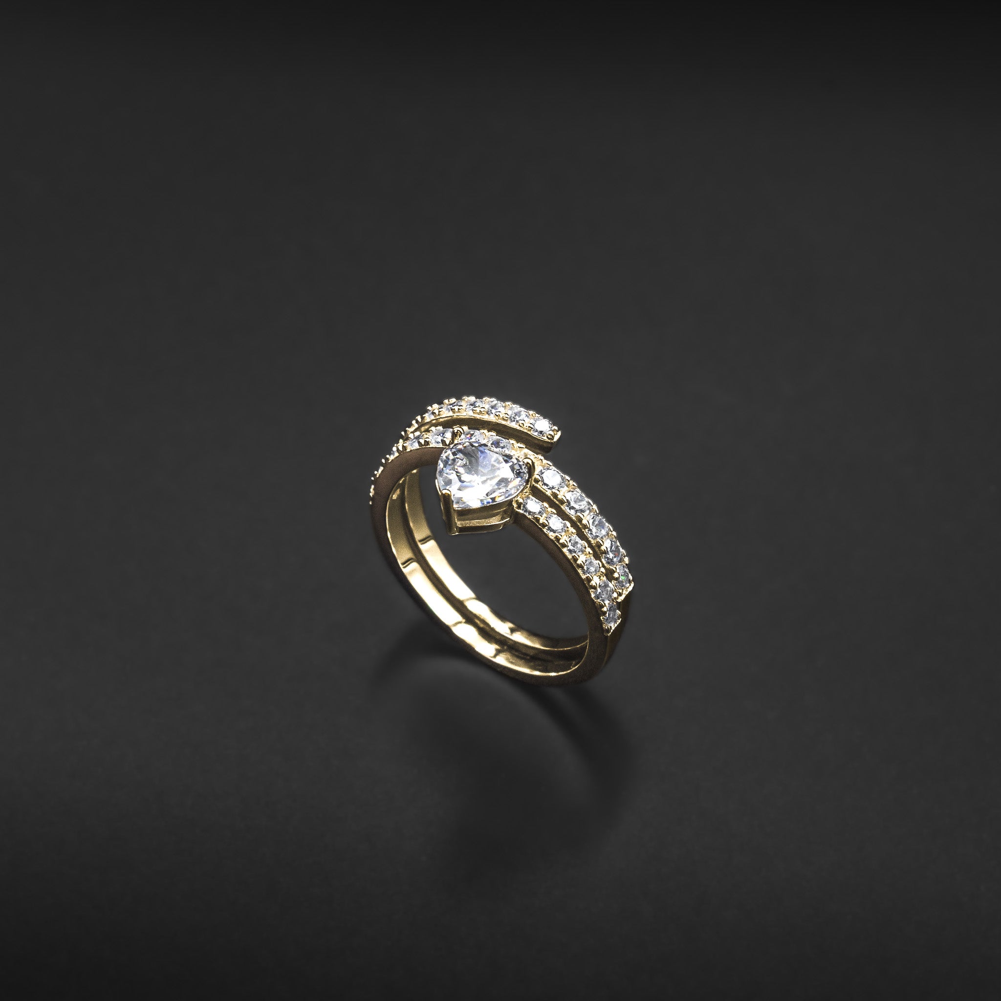 Diamond Heart Ring