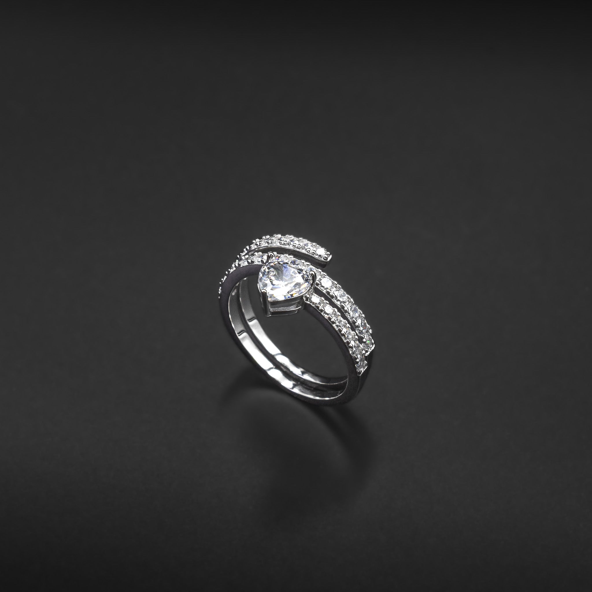 Diamond Heart Ring