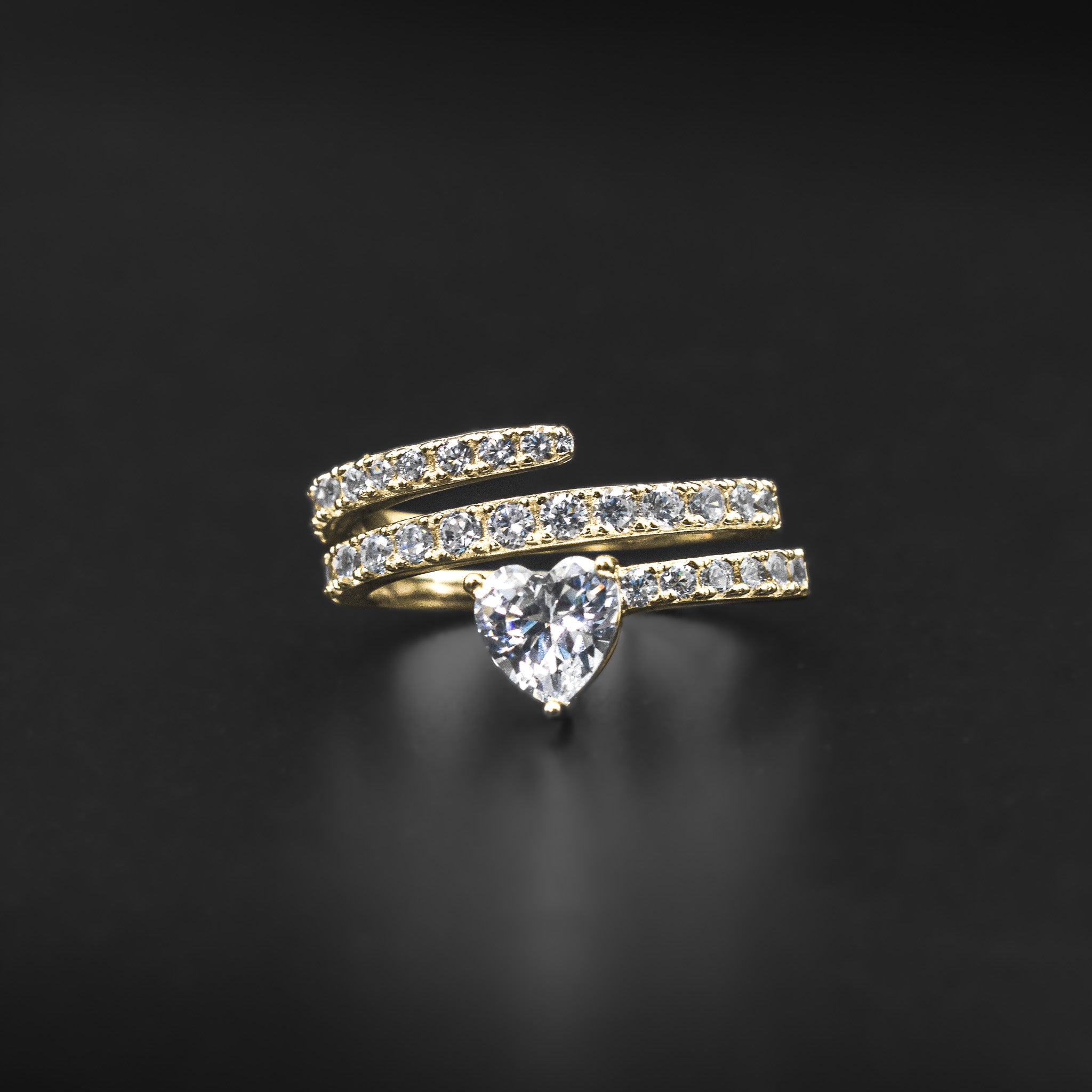 Diamond Heart Ring