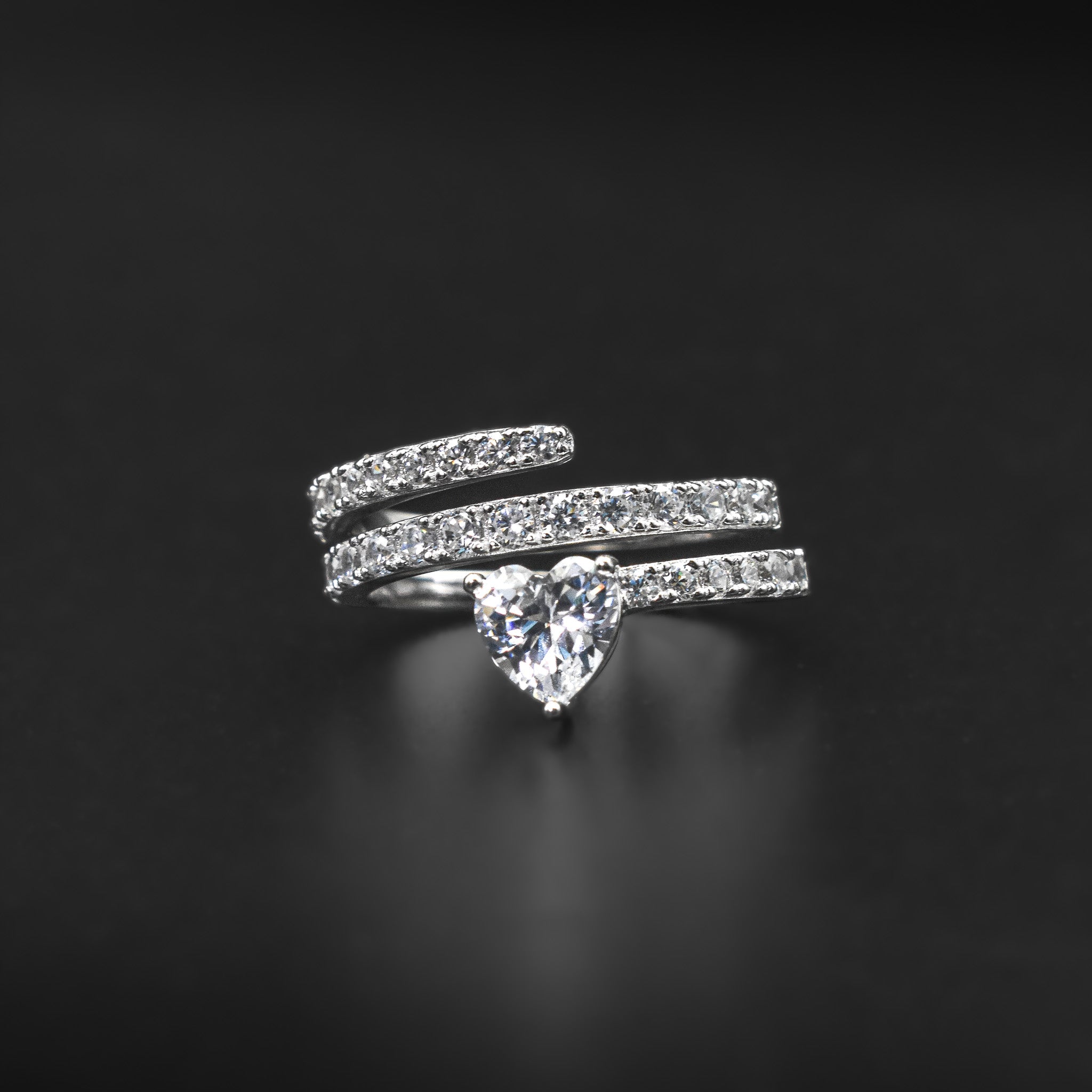Diamond Heart Ring