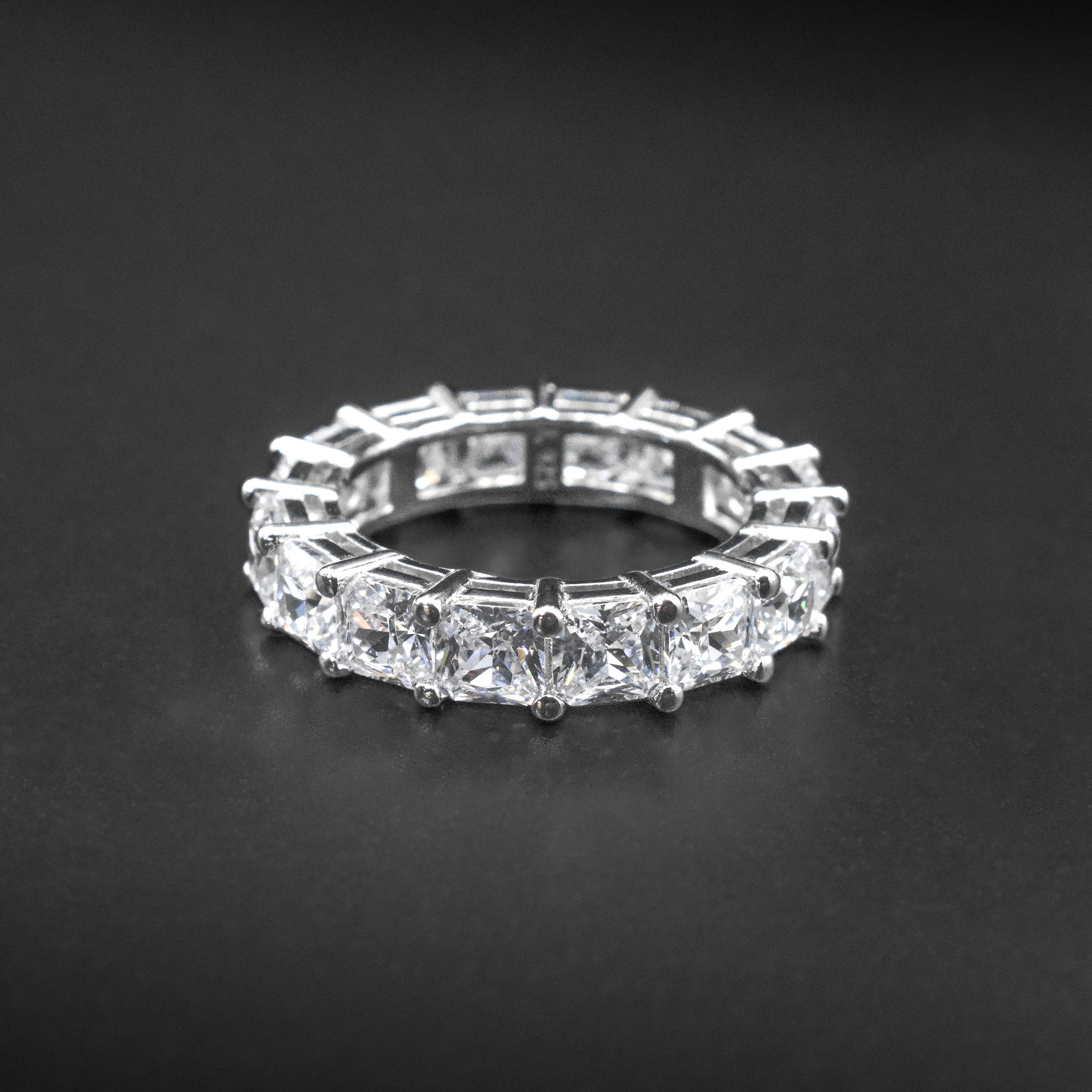 Square Diamond Eternity Ring