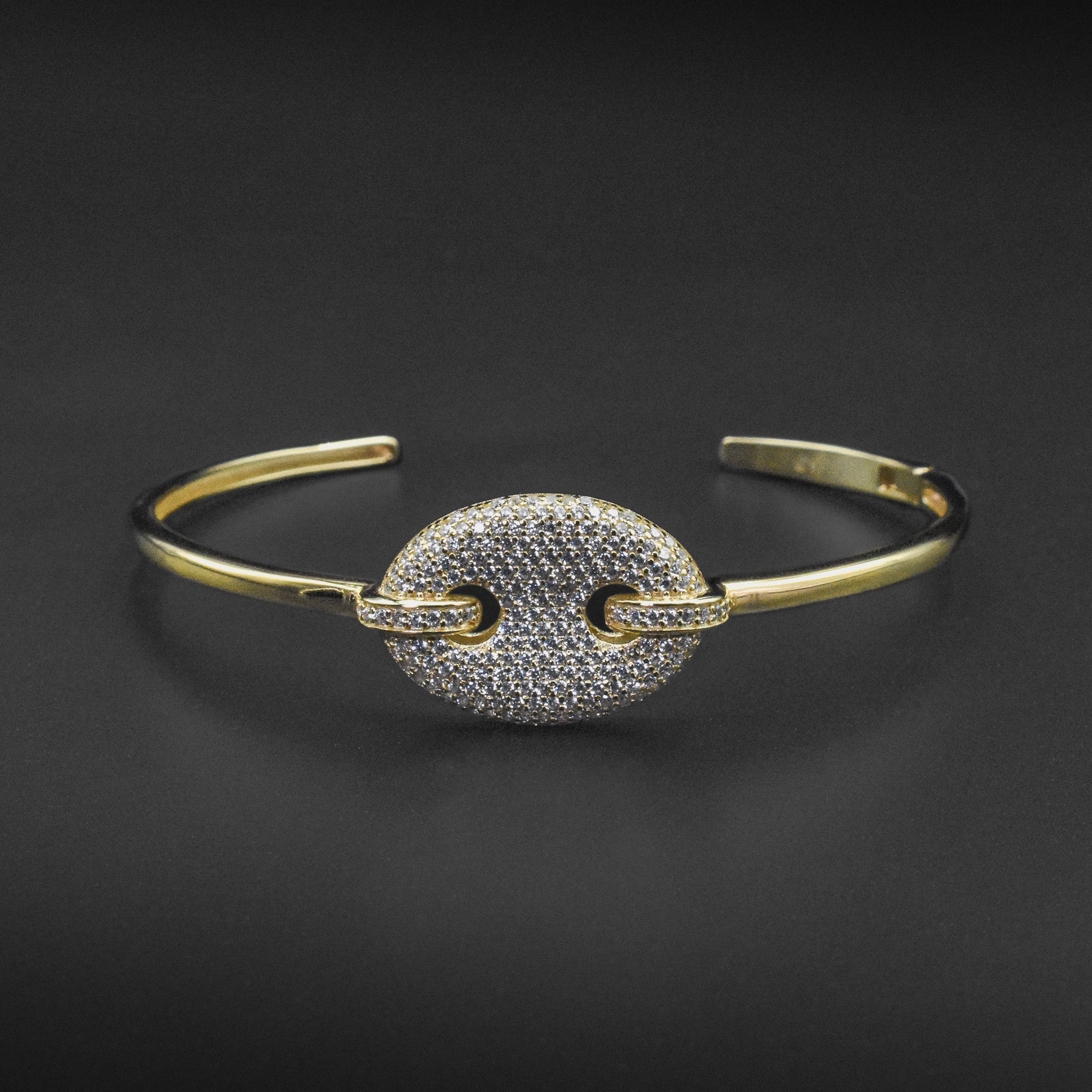 Diamond Pavé Mariner Link Bracelet