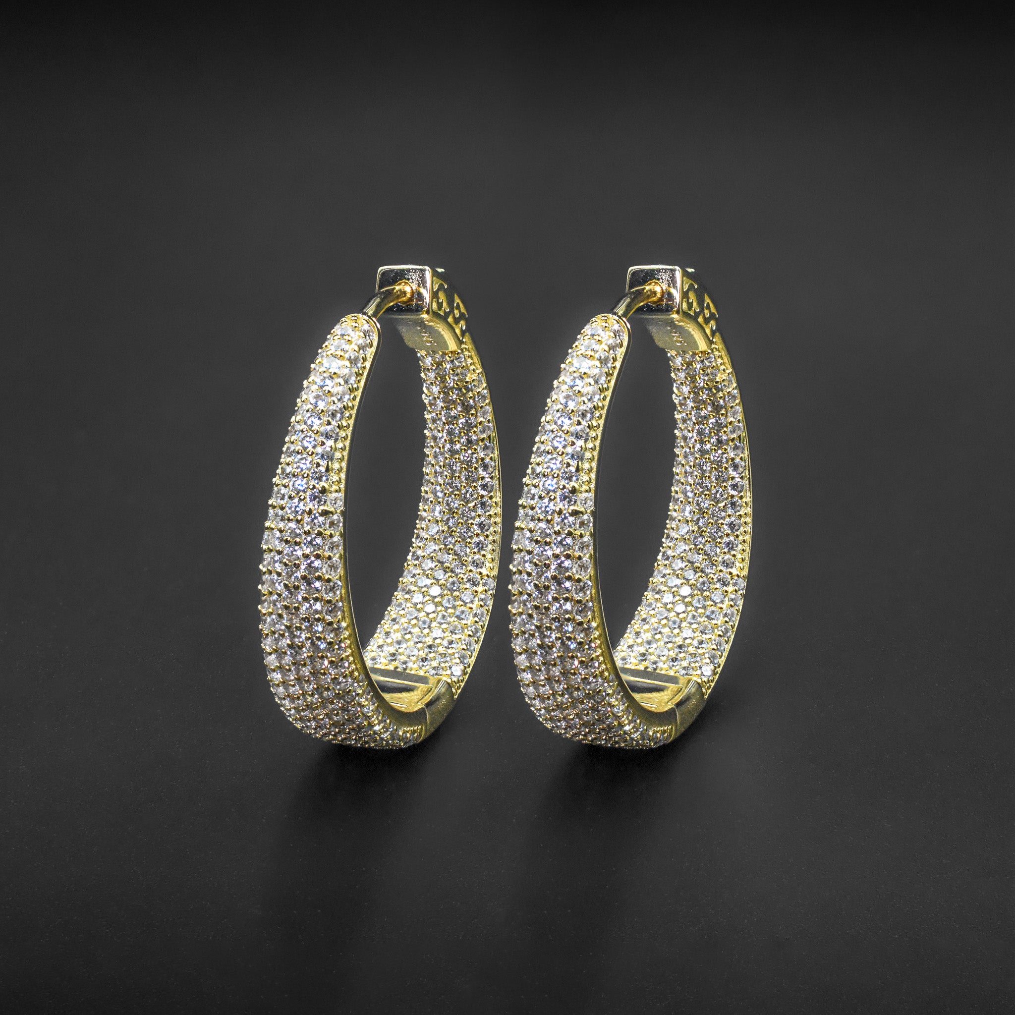 Medium In & Out Hoop Earrings