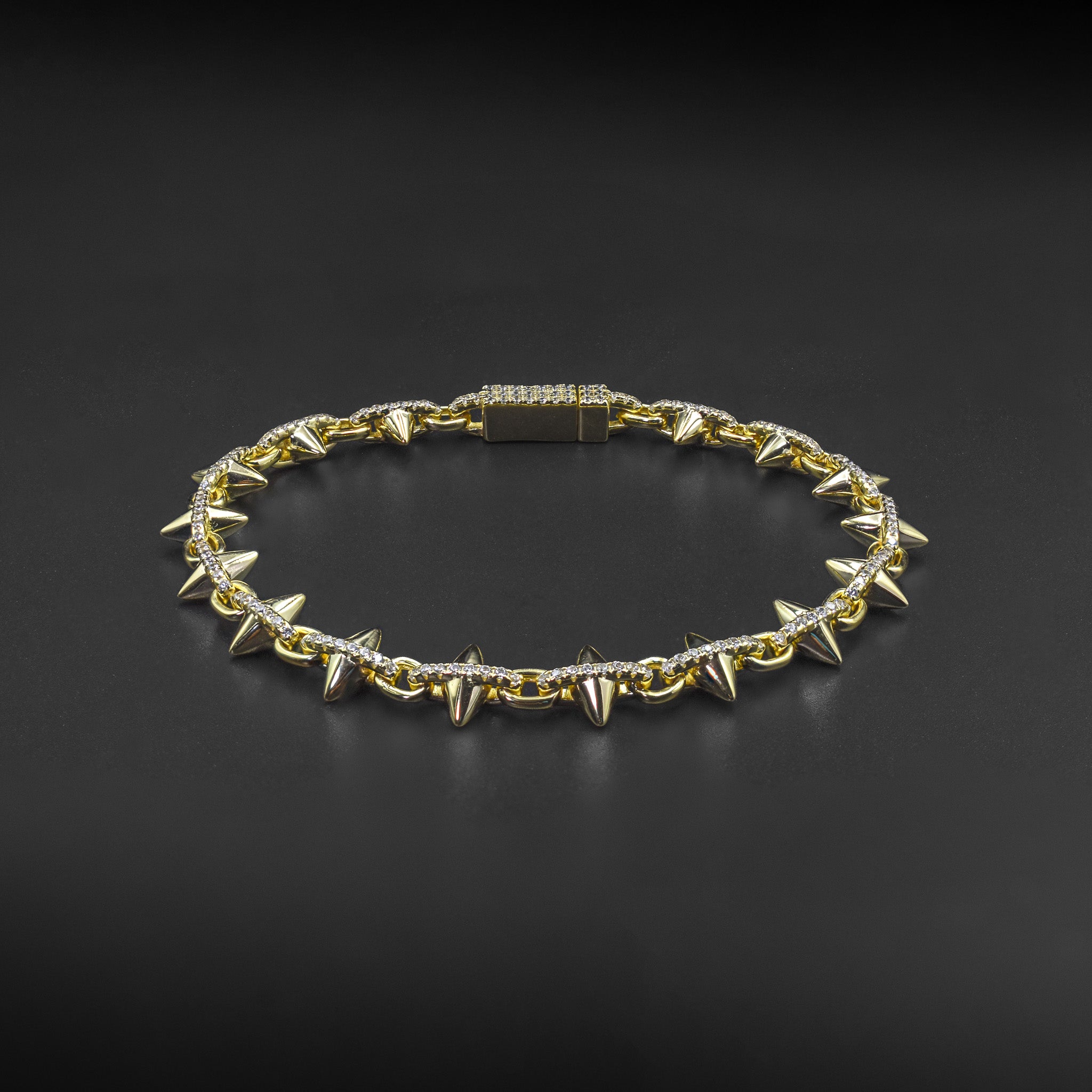 Spiked Diamond Bracelet