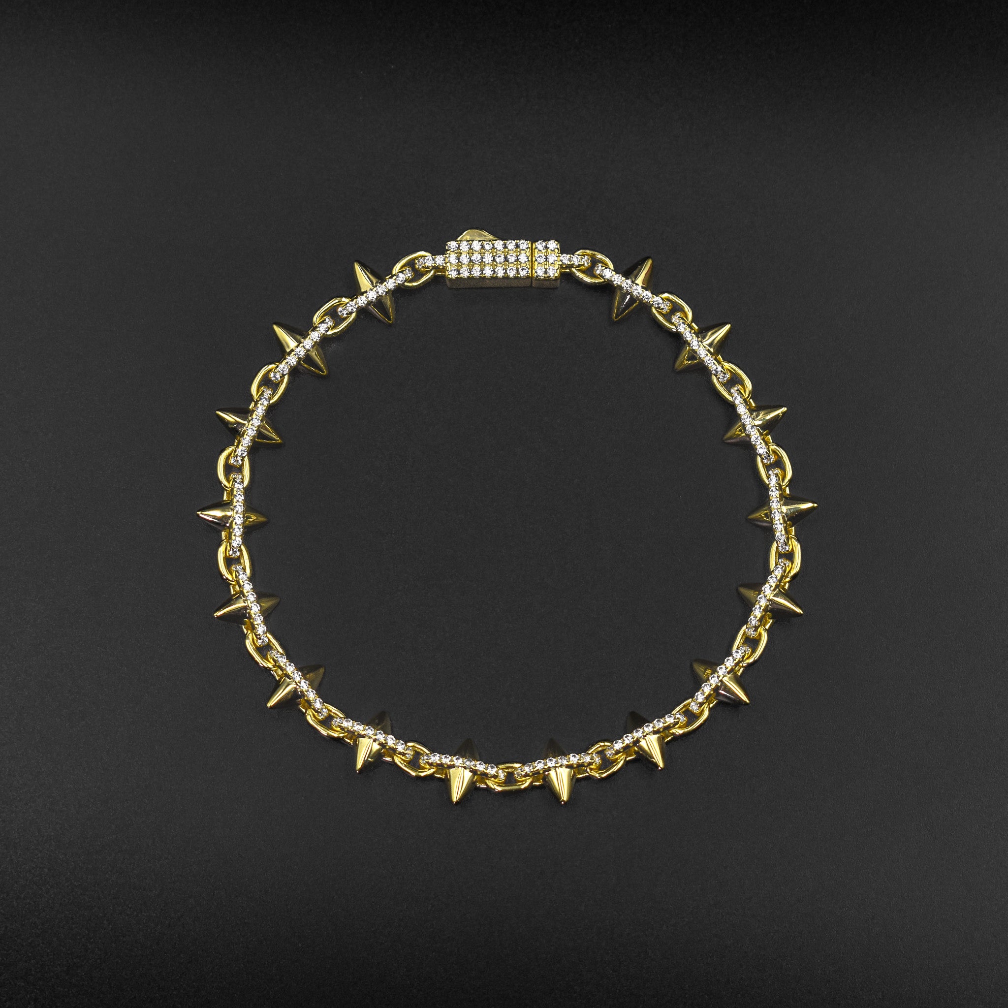 Spiked Diamond Bracelet