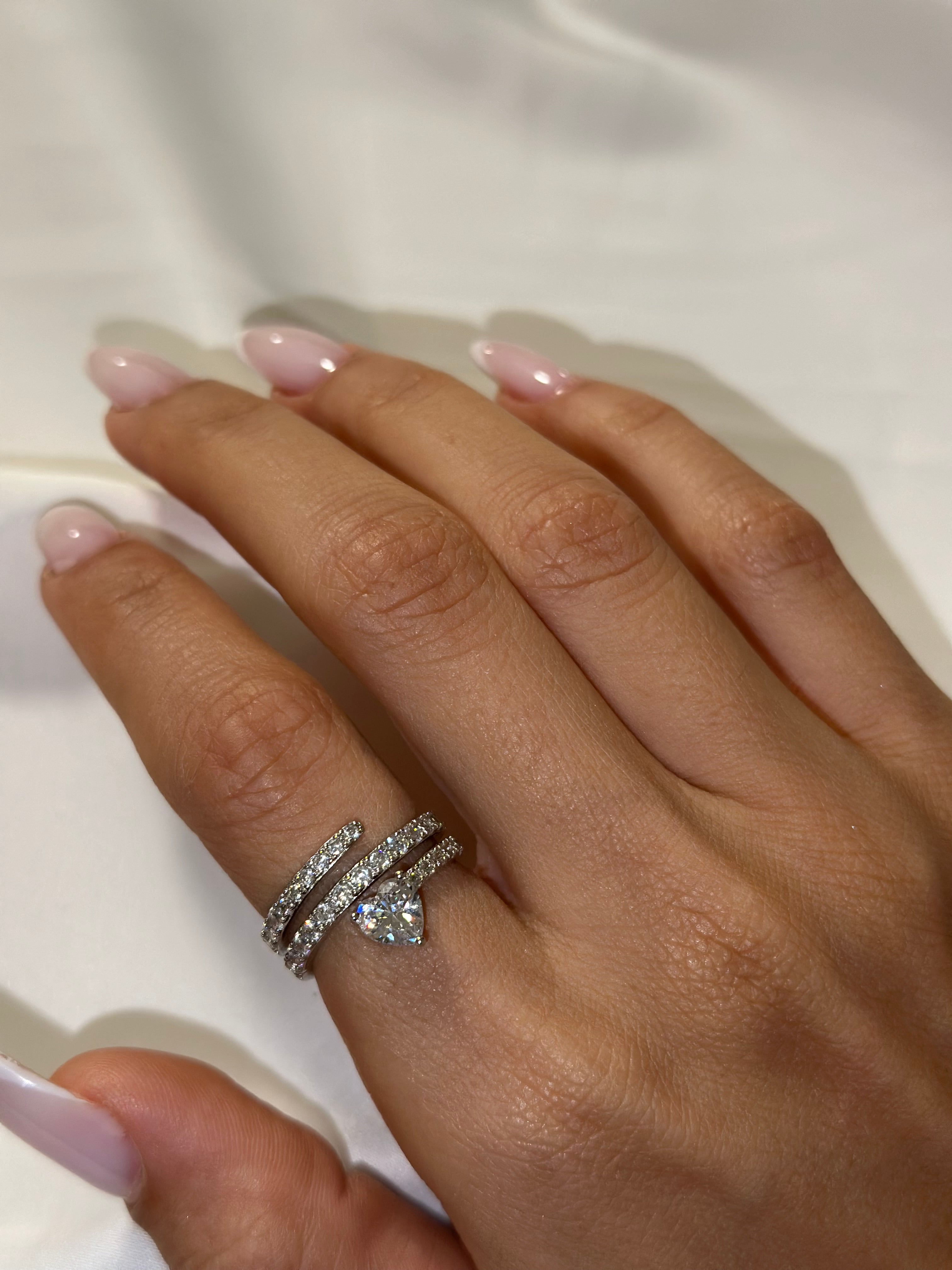 Diamond Heart Ring