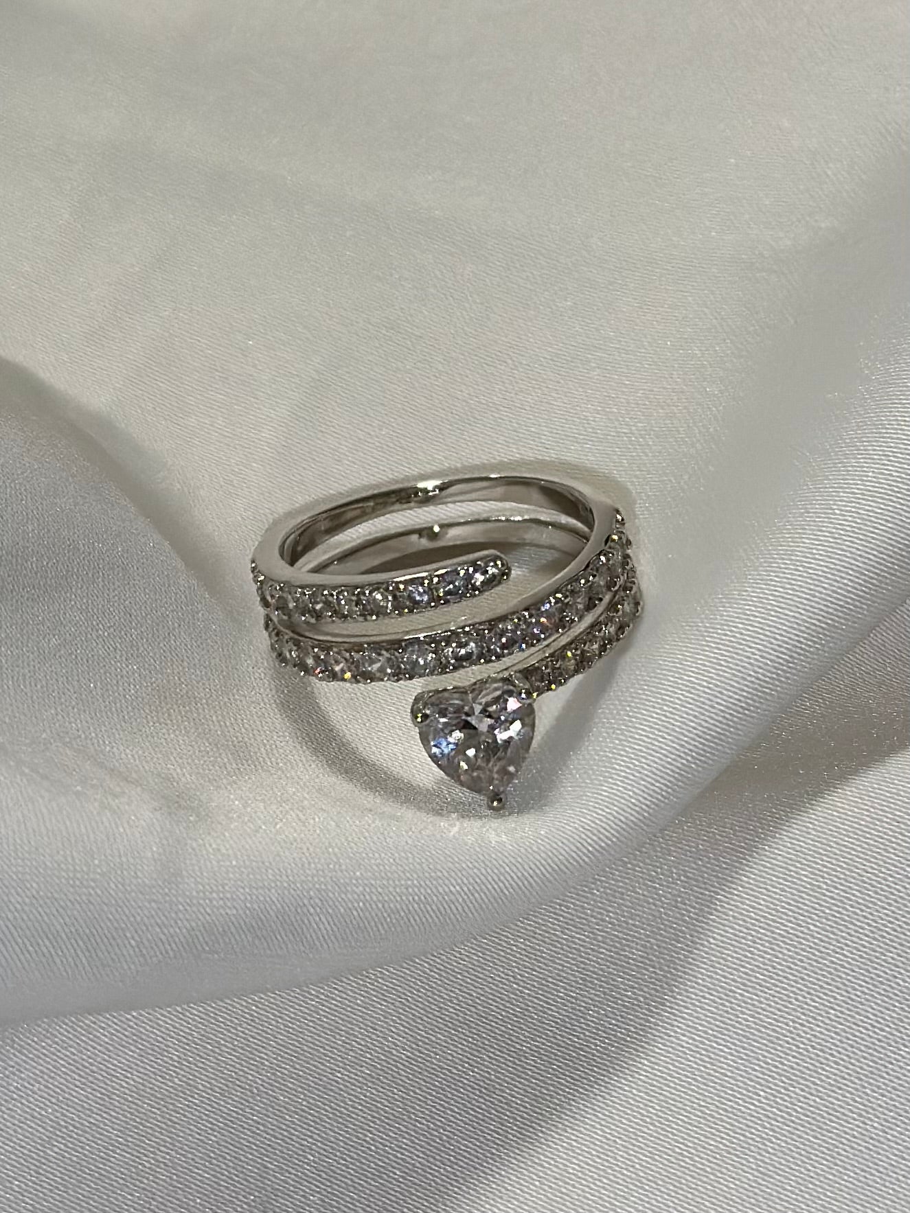 Diamond Heart Ring
