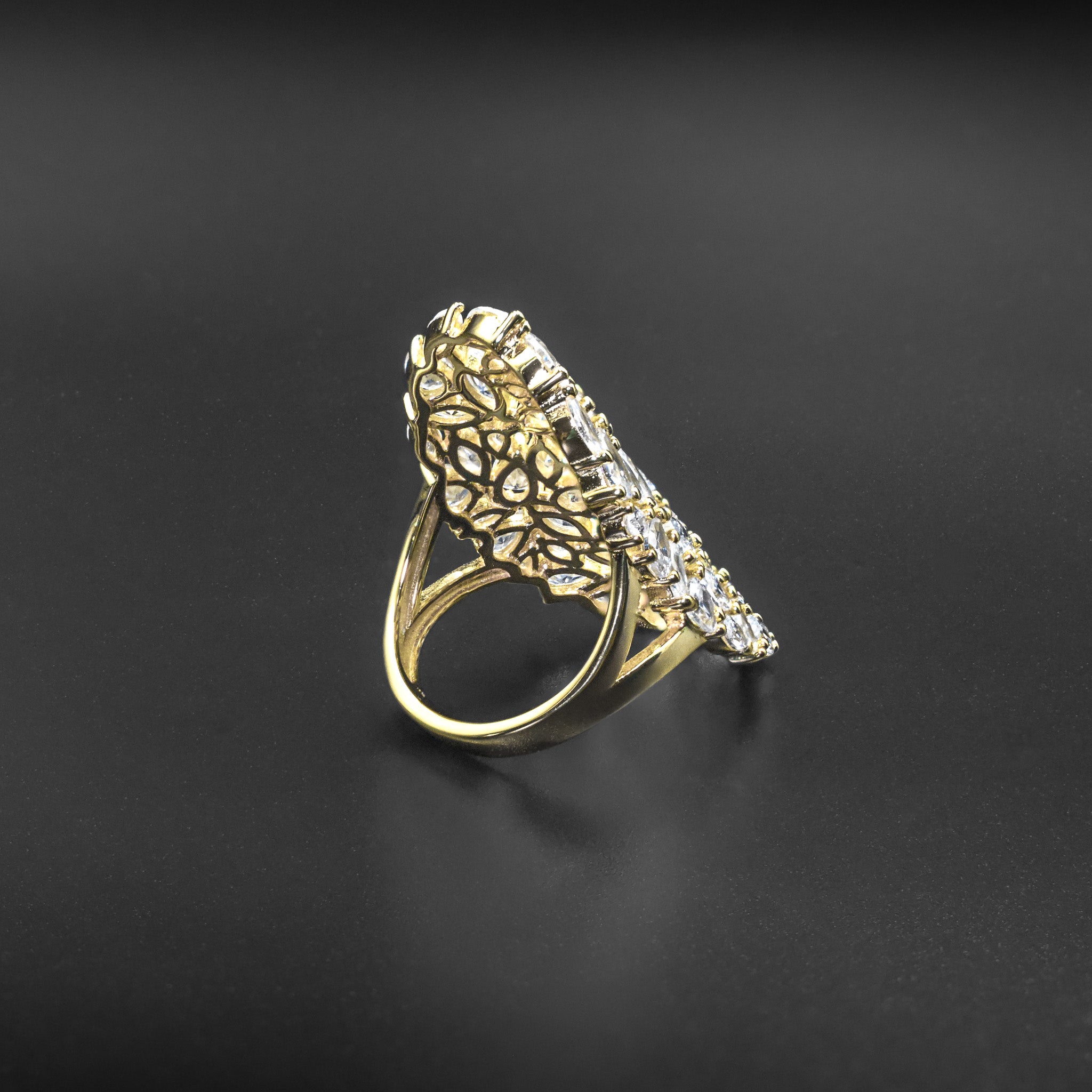 Full Finger Mosaic Ring