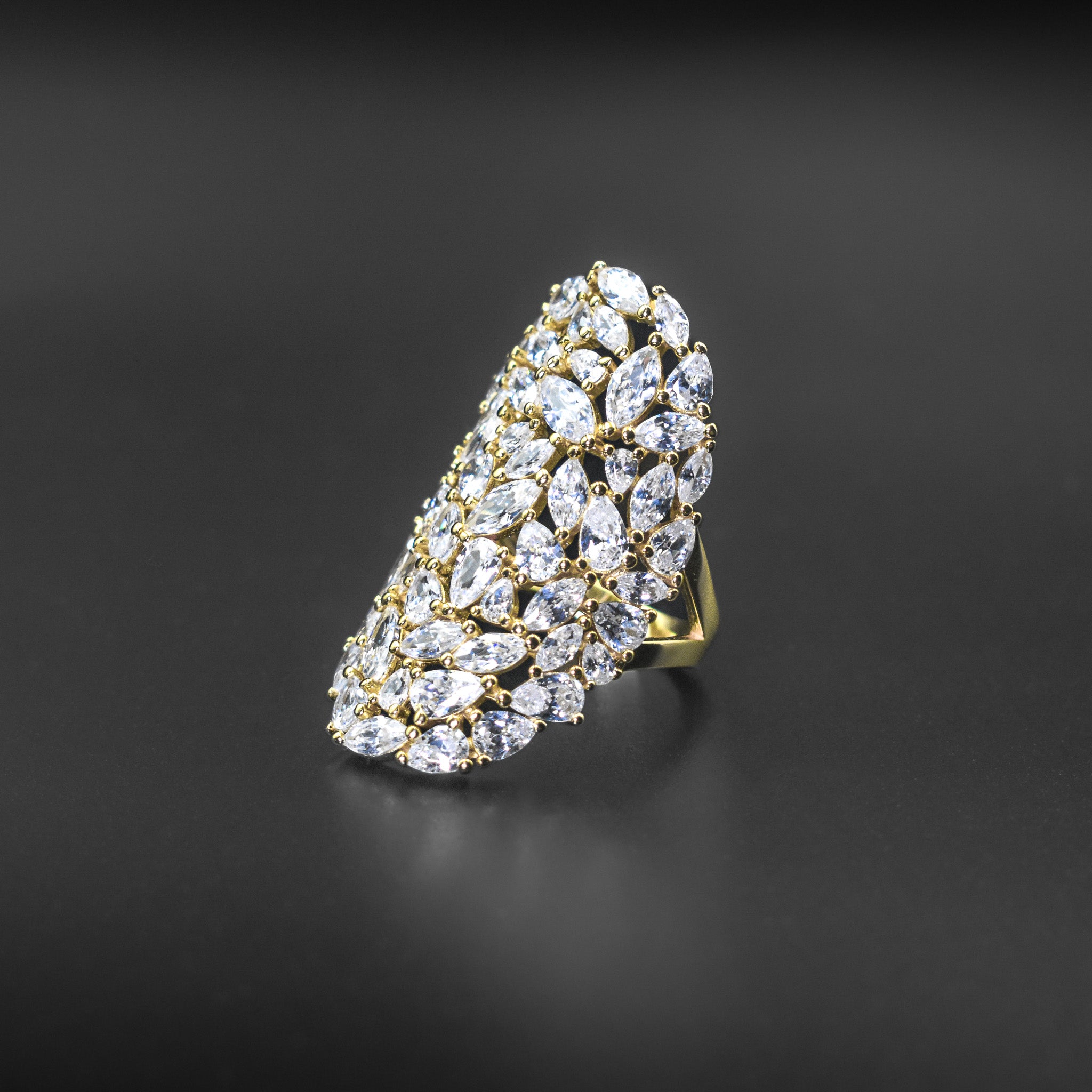 Full Finger Mosaic Ring