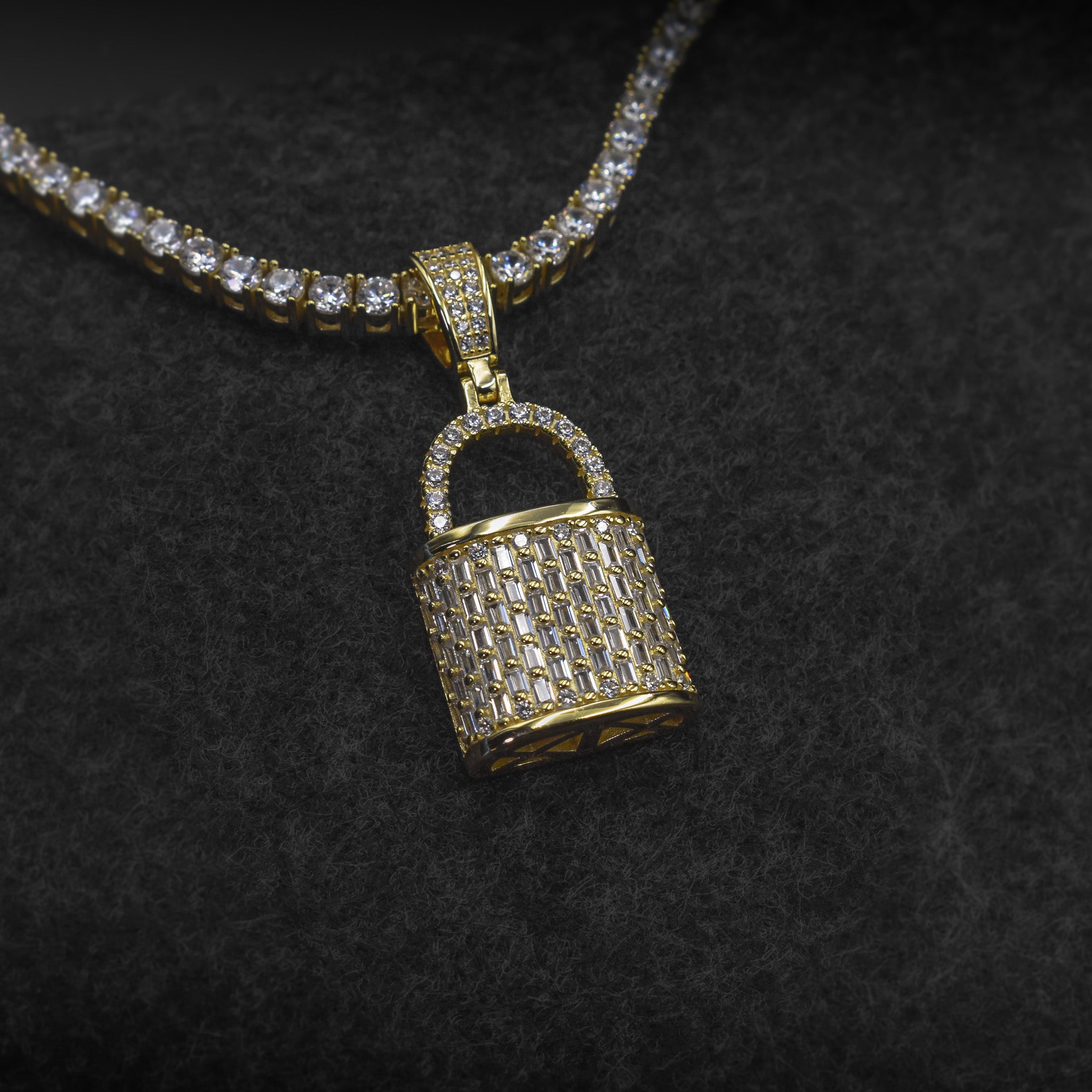 Iced Out Diamond Locket Pendant