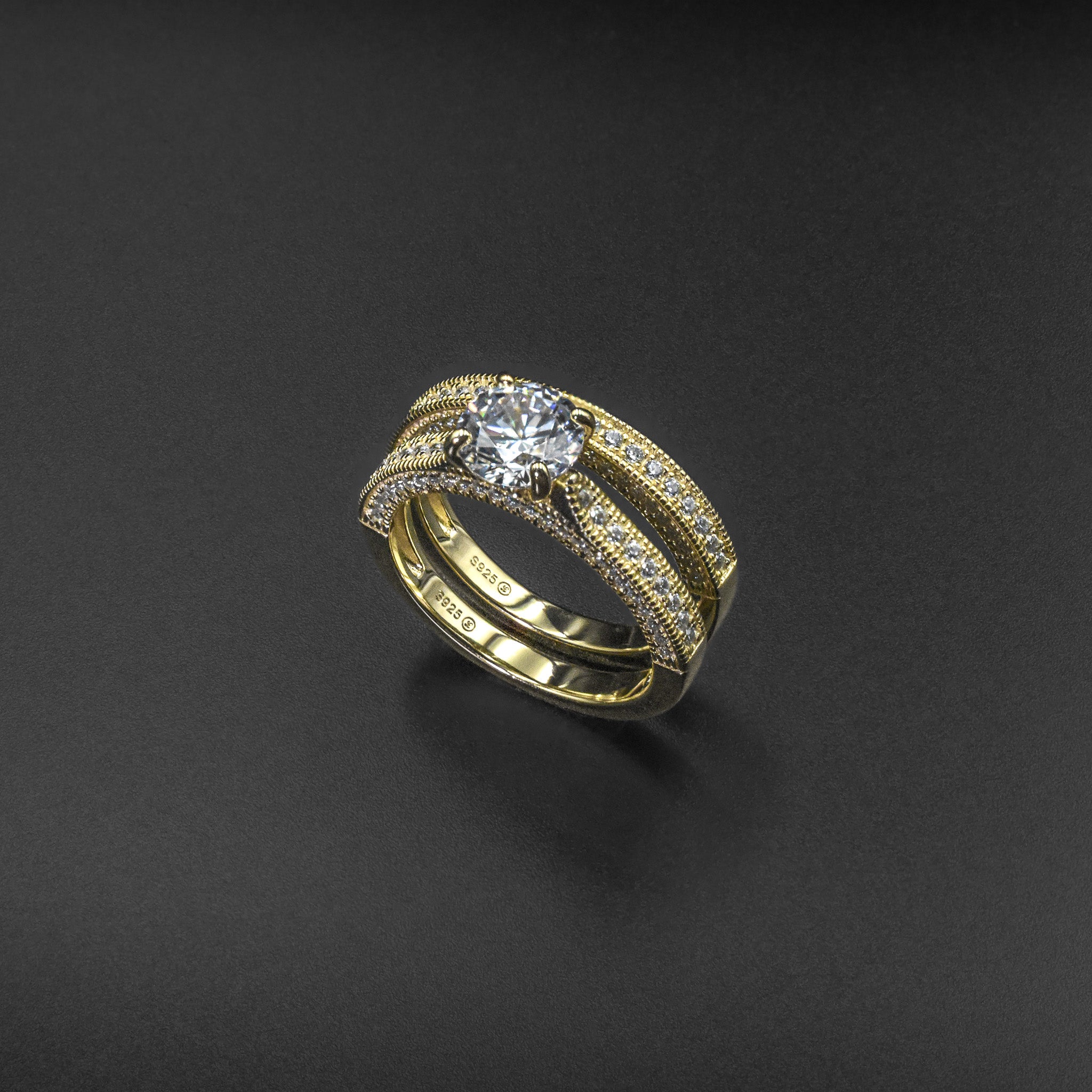 Classic Engagement Style Ring Set