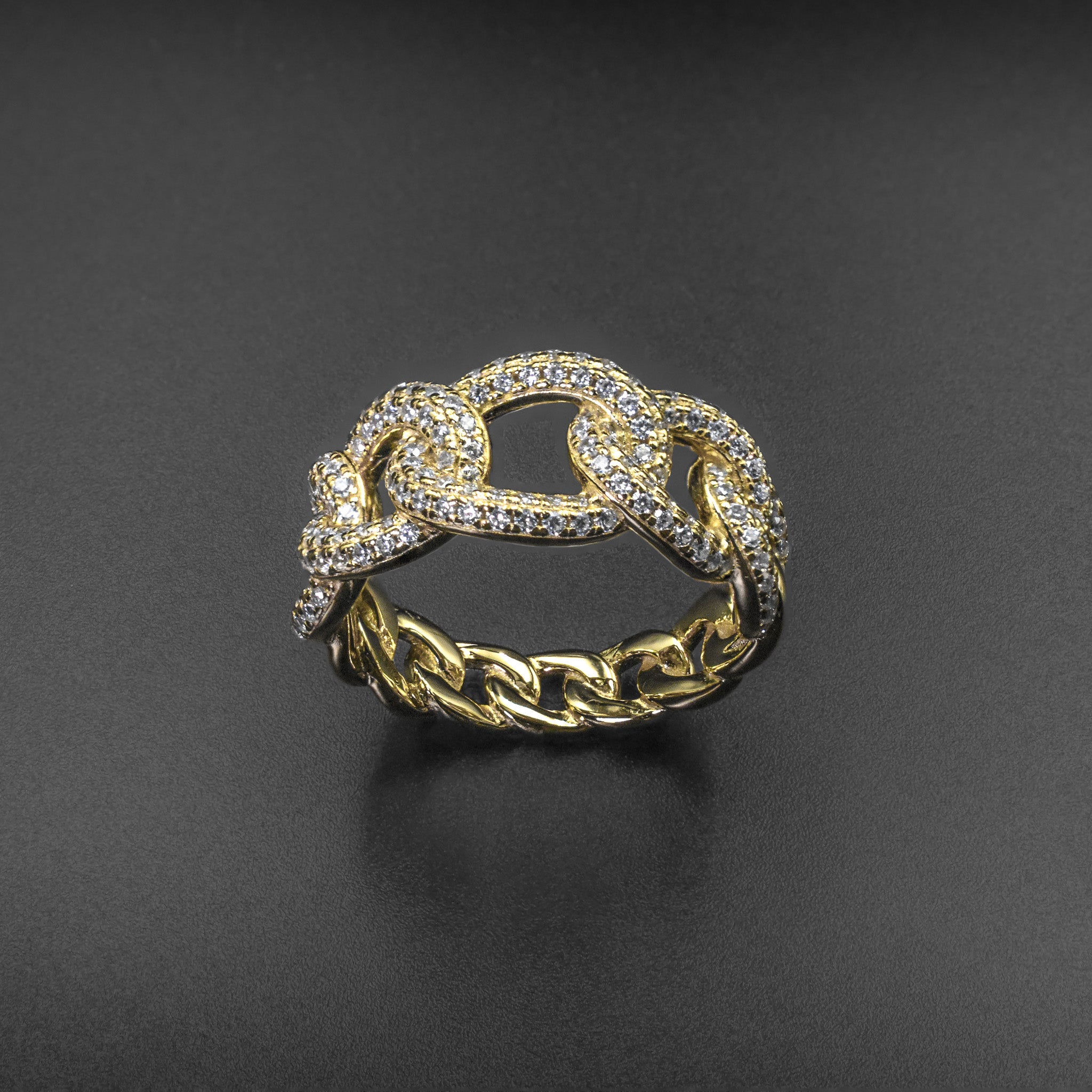 Gradual Cuban Link Ring