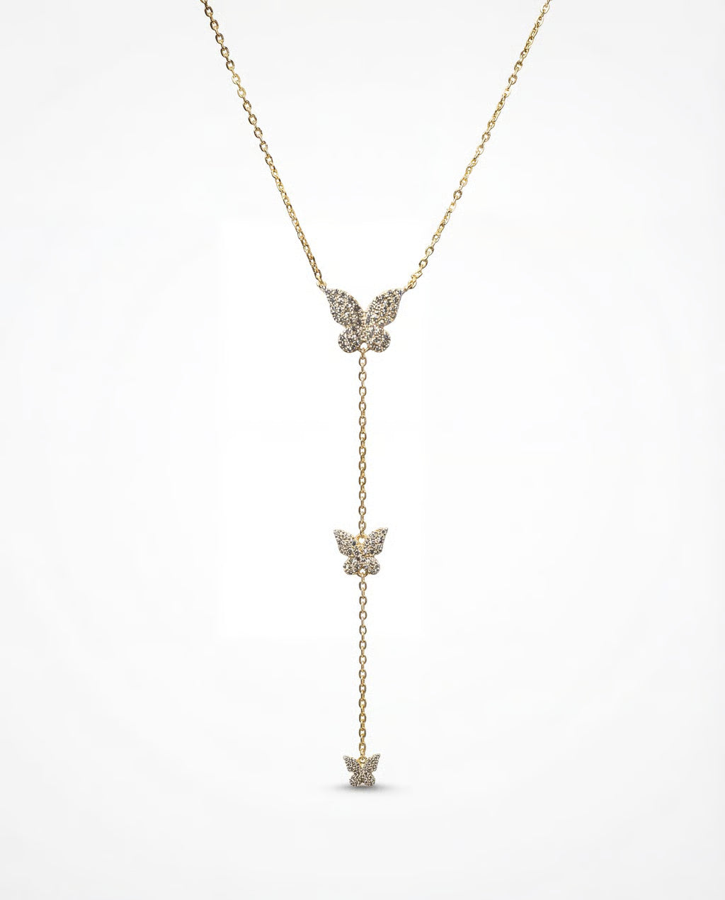 Butterfly Lariat Necklace