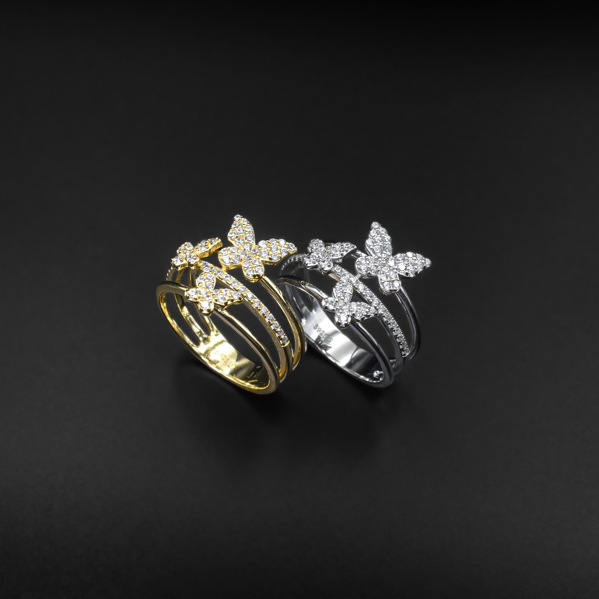 Butterfly Kaleidoscope Ring