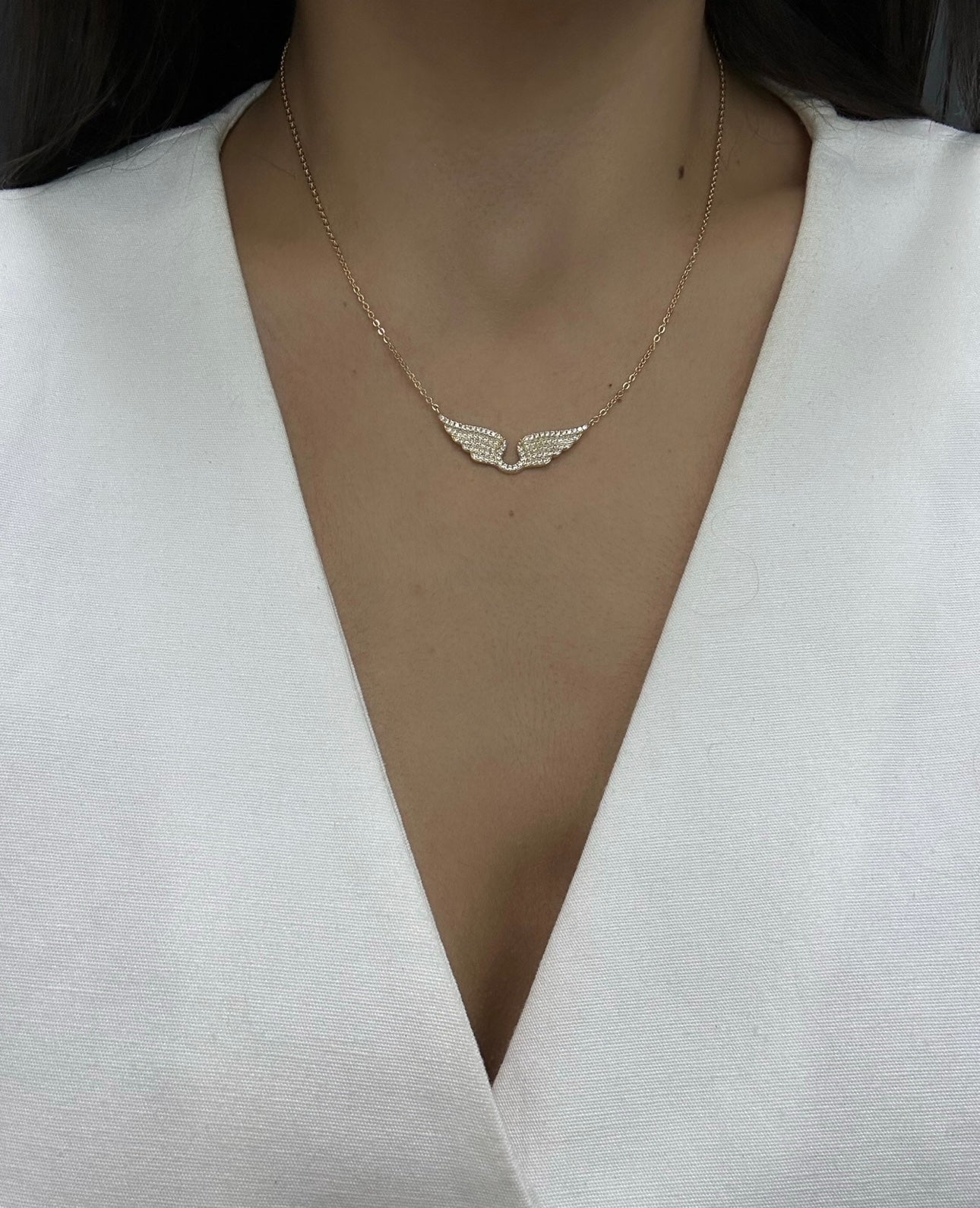 Graceful Wing Necklace