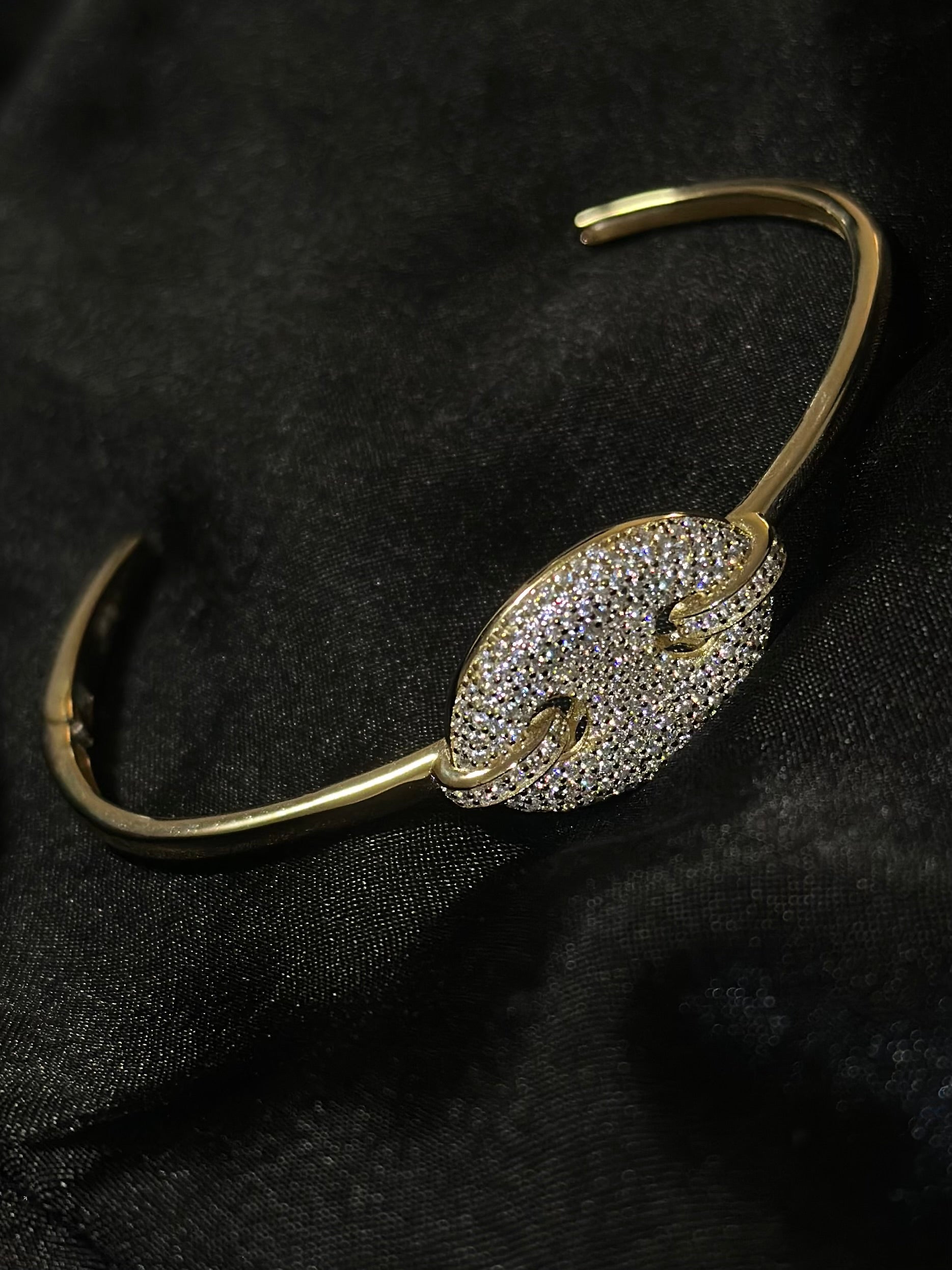 Diamond Pavé Mariner Link Bracelet