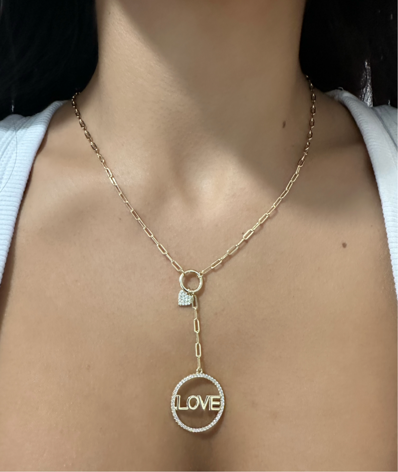 Love Necklace With Zircon