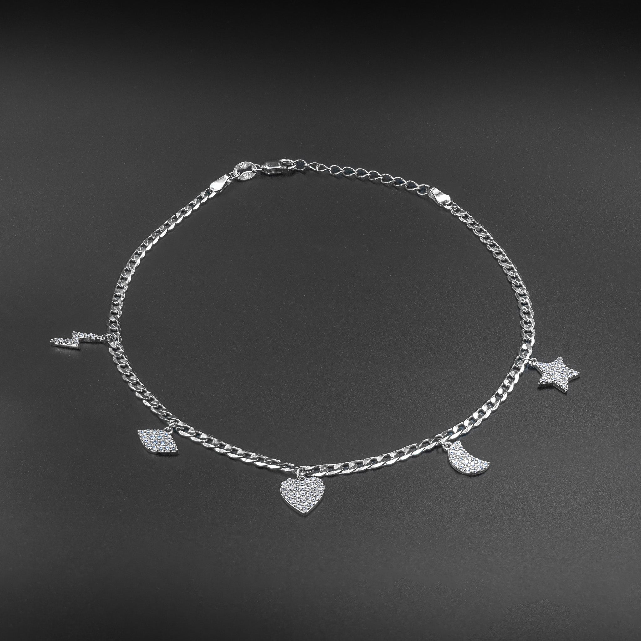 Multi-Charm Anklet