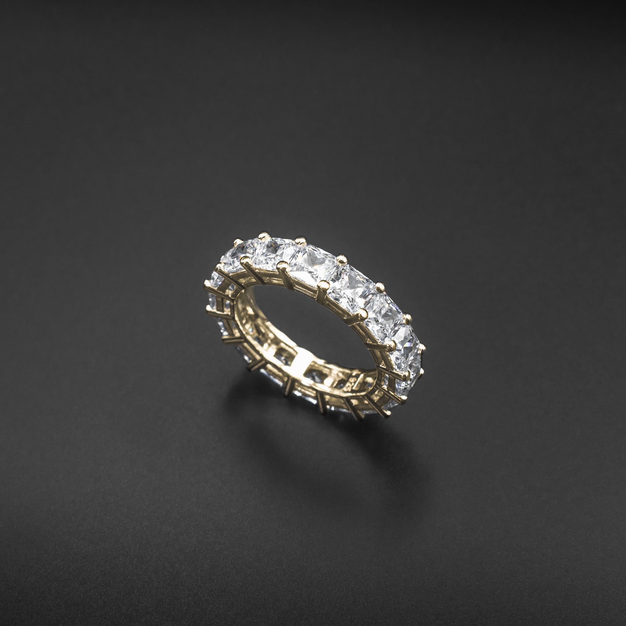 Square Diamond Eternity Ring