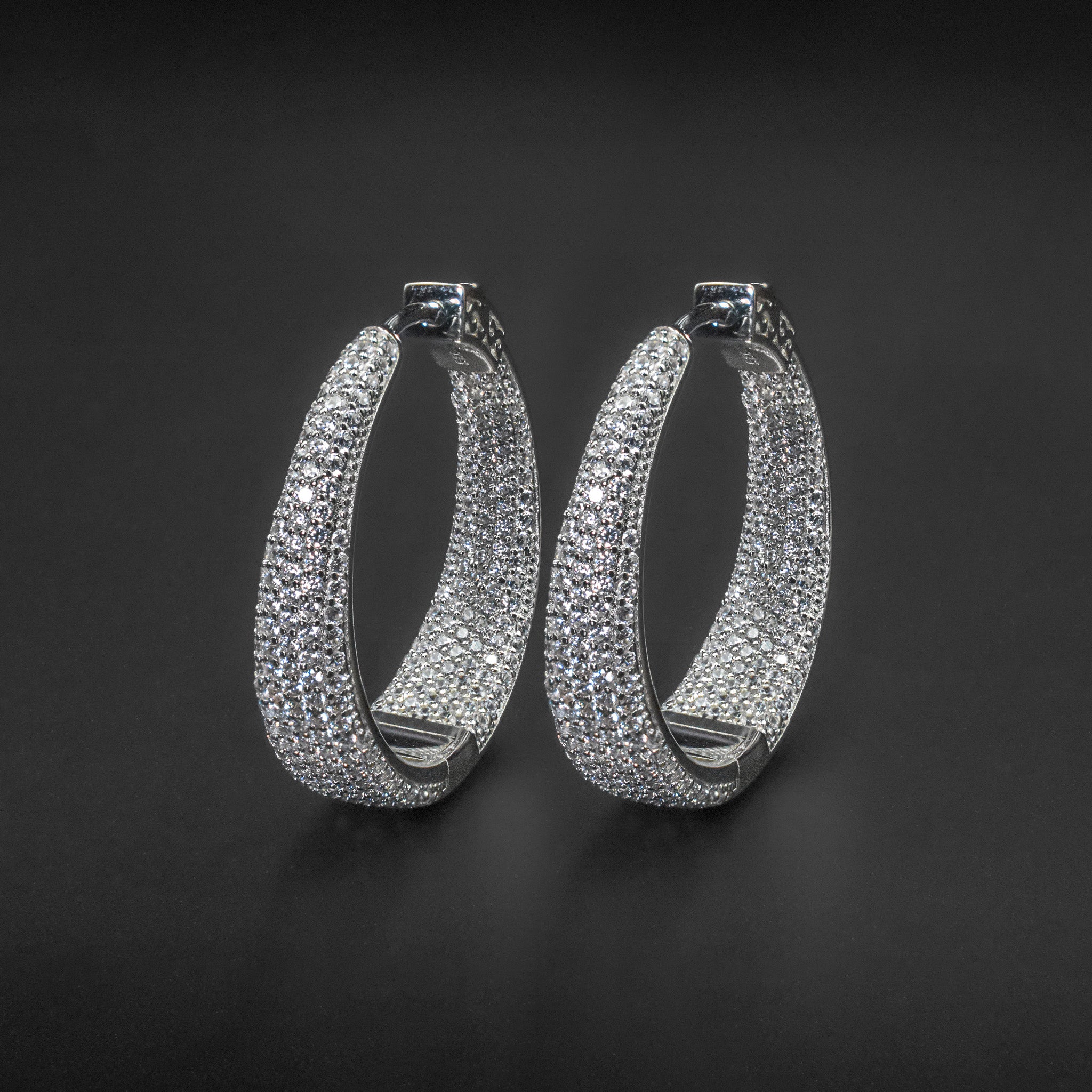 Medium In & Out Hoop Earrings