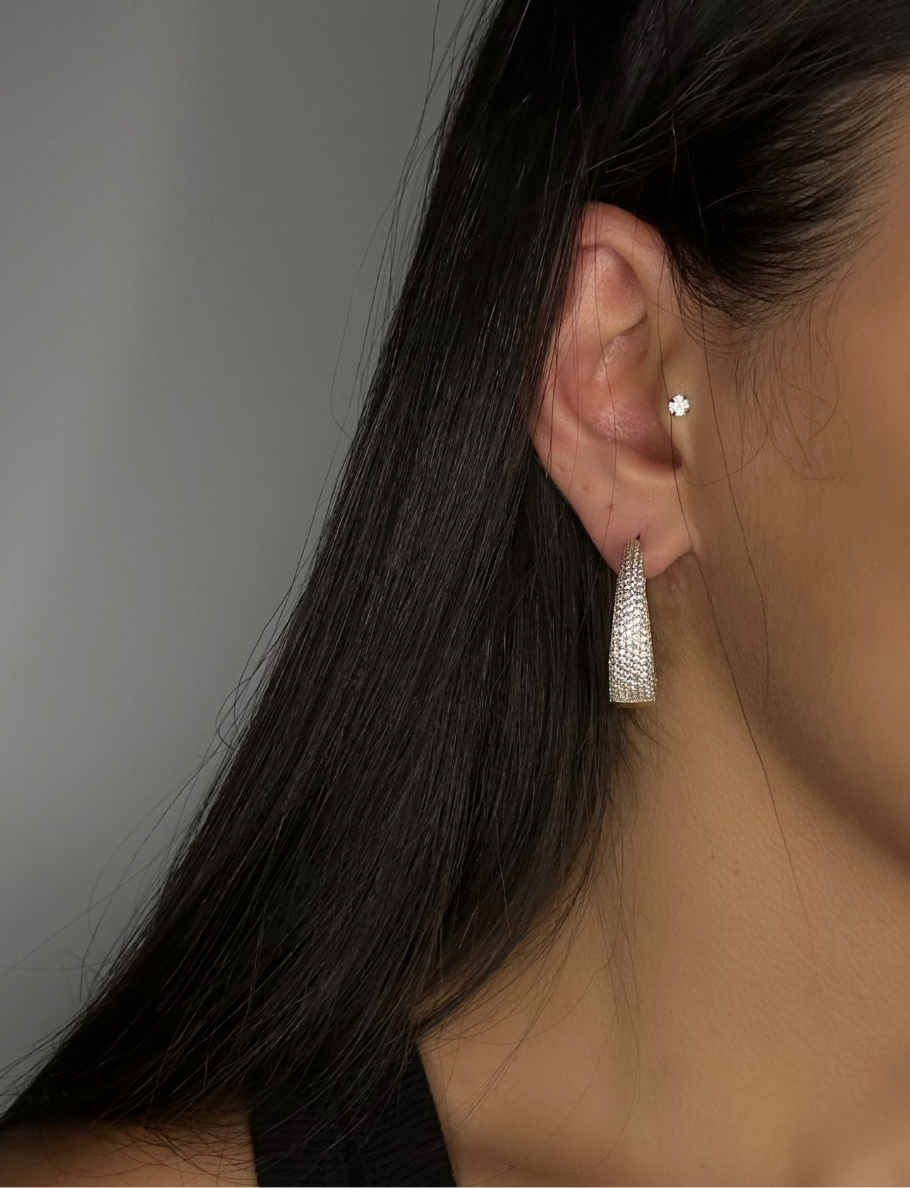 Medium In & Out Hoop Earrings