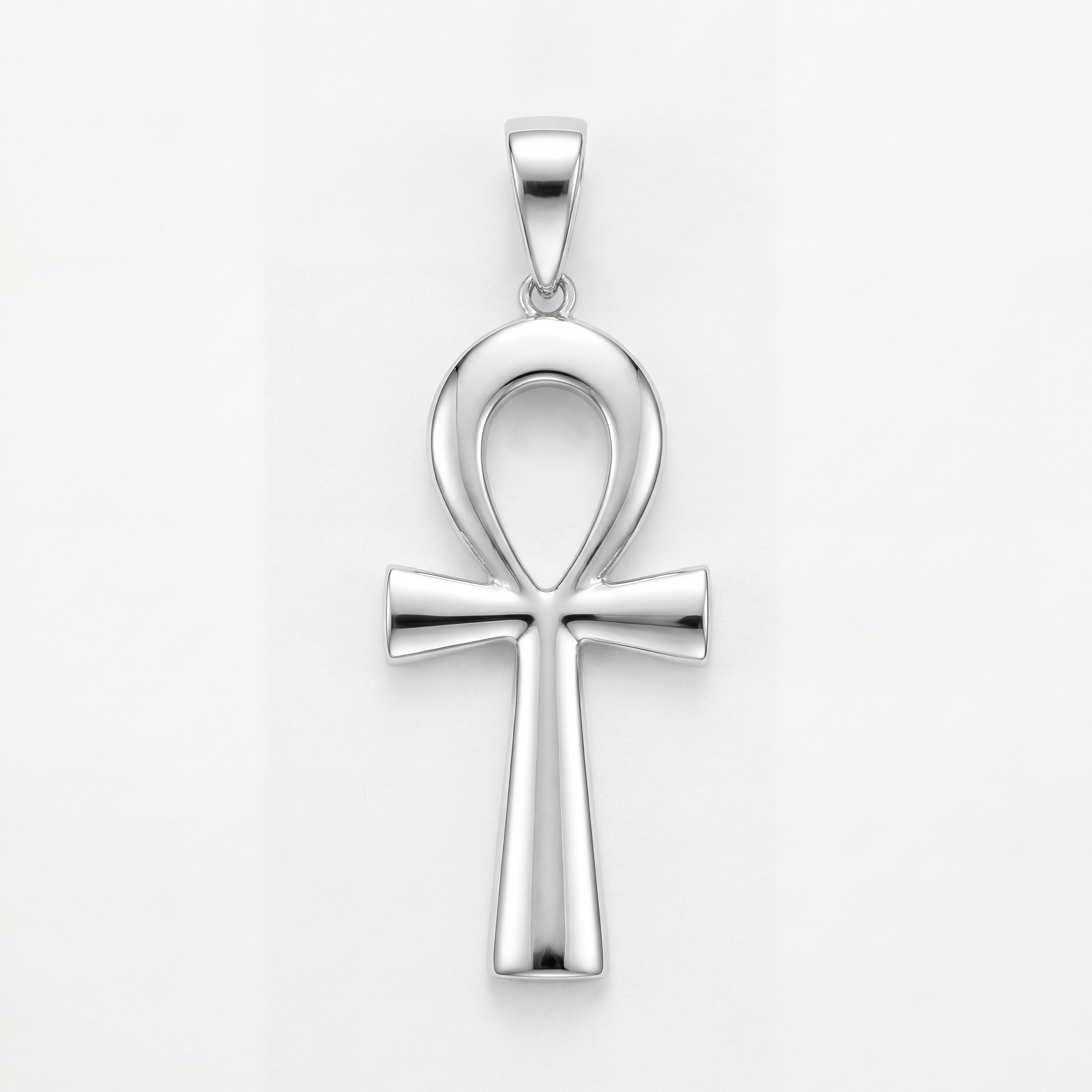 925 Sterling Silver Ankh Pendant – Egyptian Cross of Life Necklace
