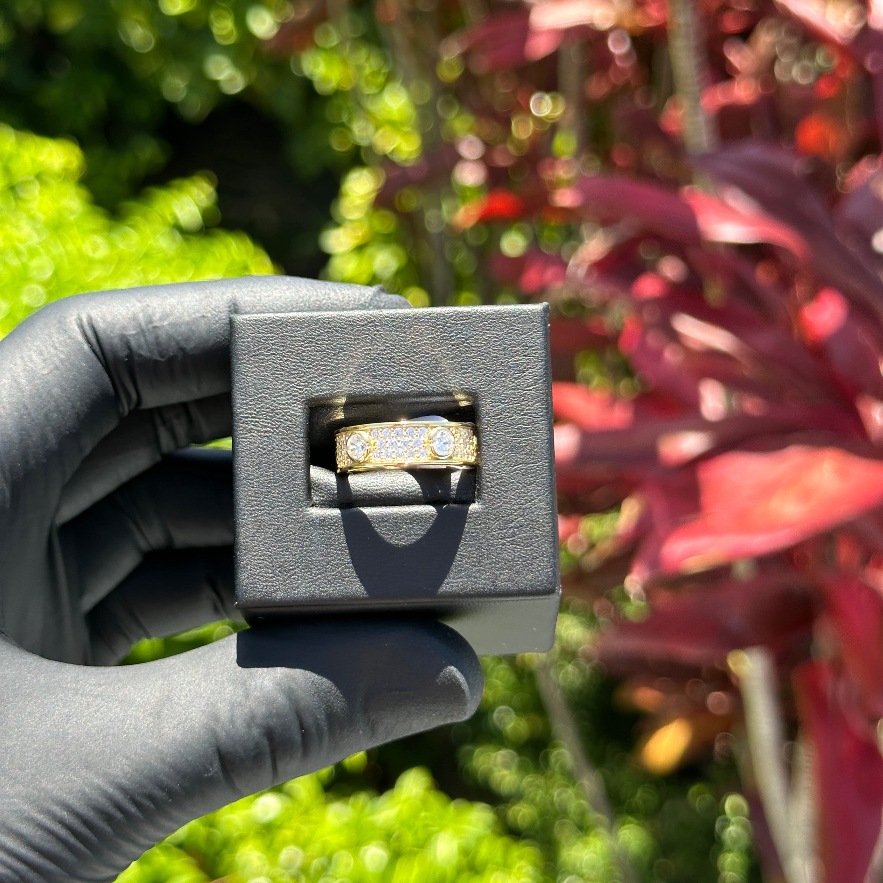 Iced Out LOVE Ring
