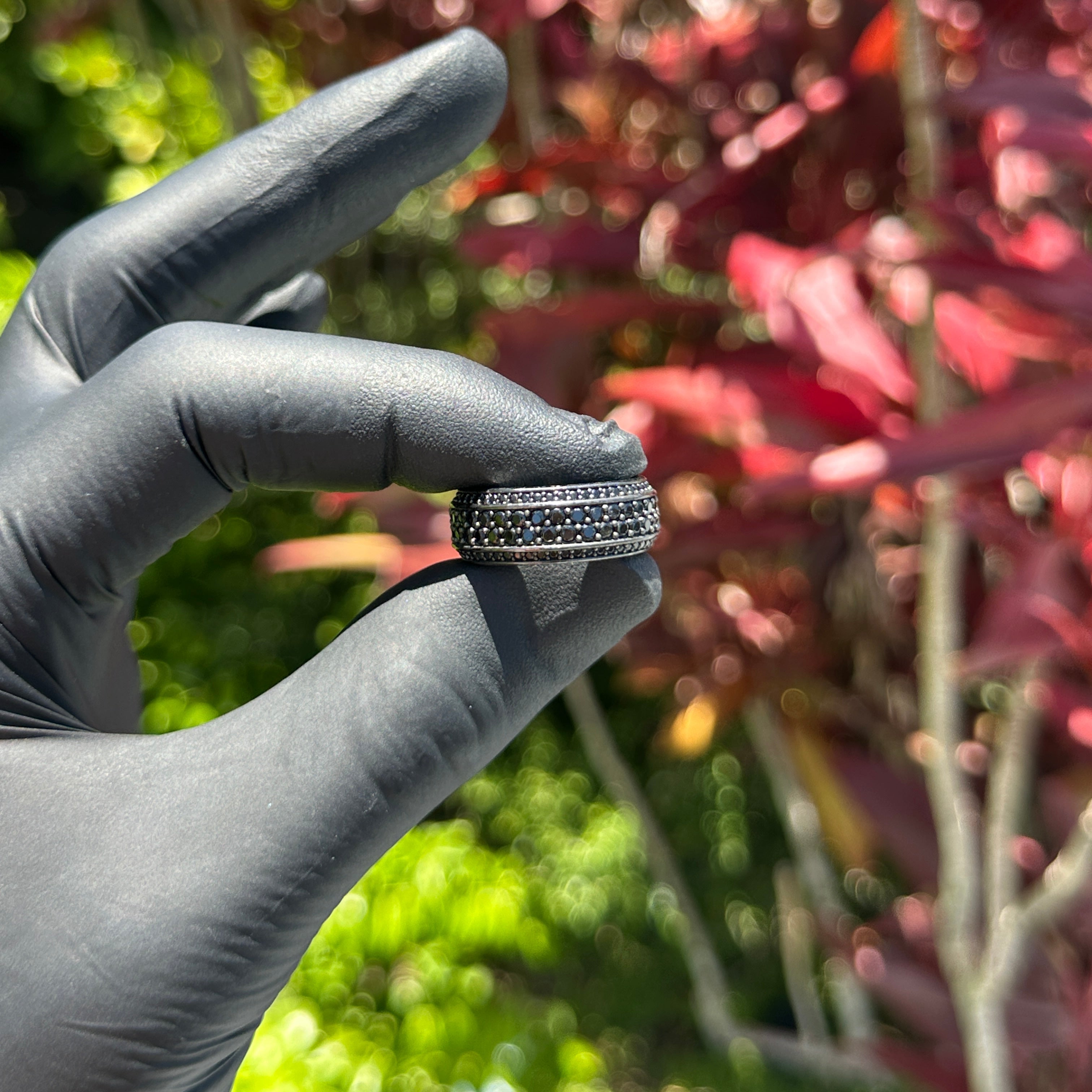 Iced Out Clover Ring