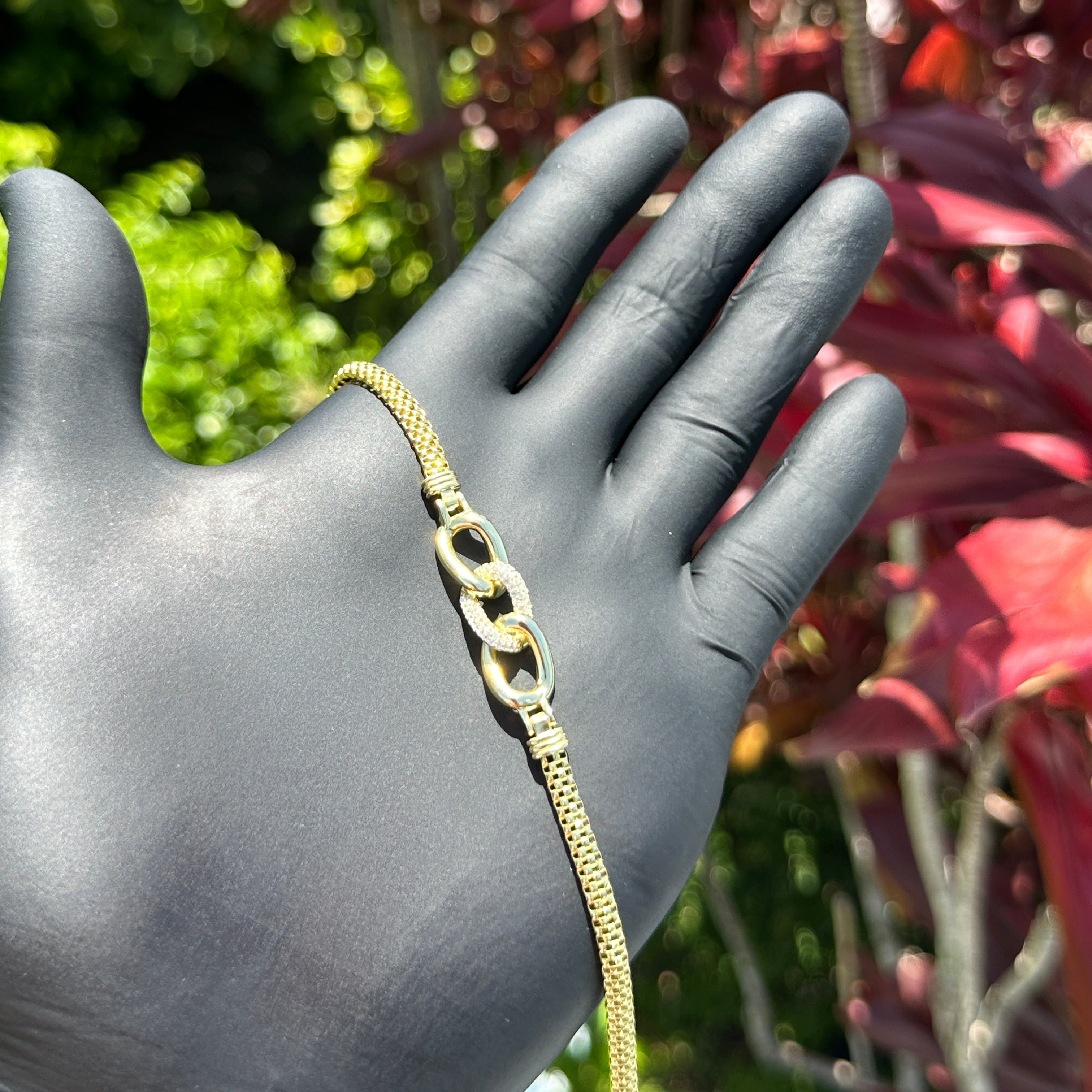 Dextera Diamond Link Bracelet
