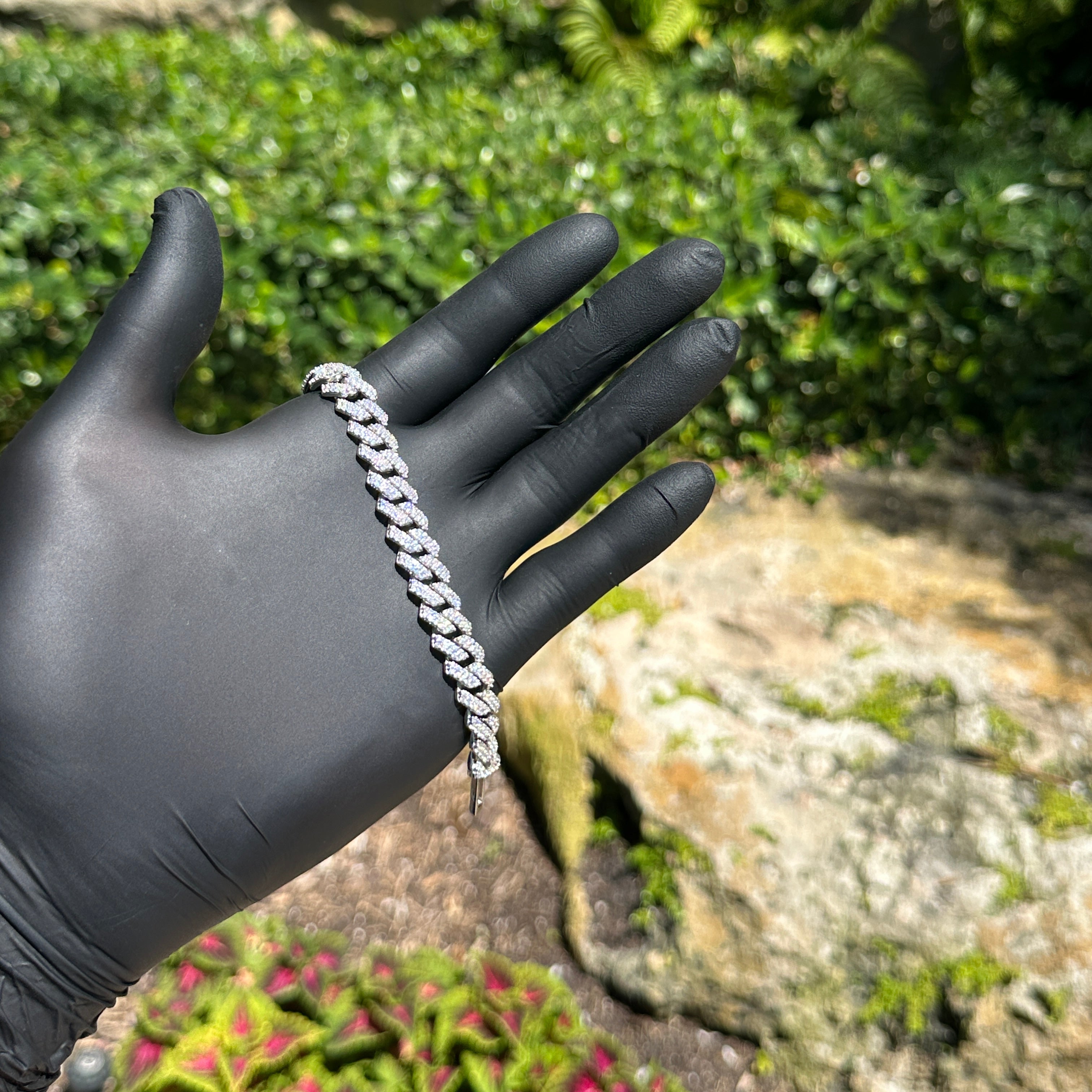 Thick Iced Out Miami Cuban Link Bracelet