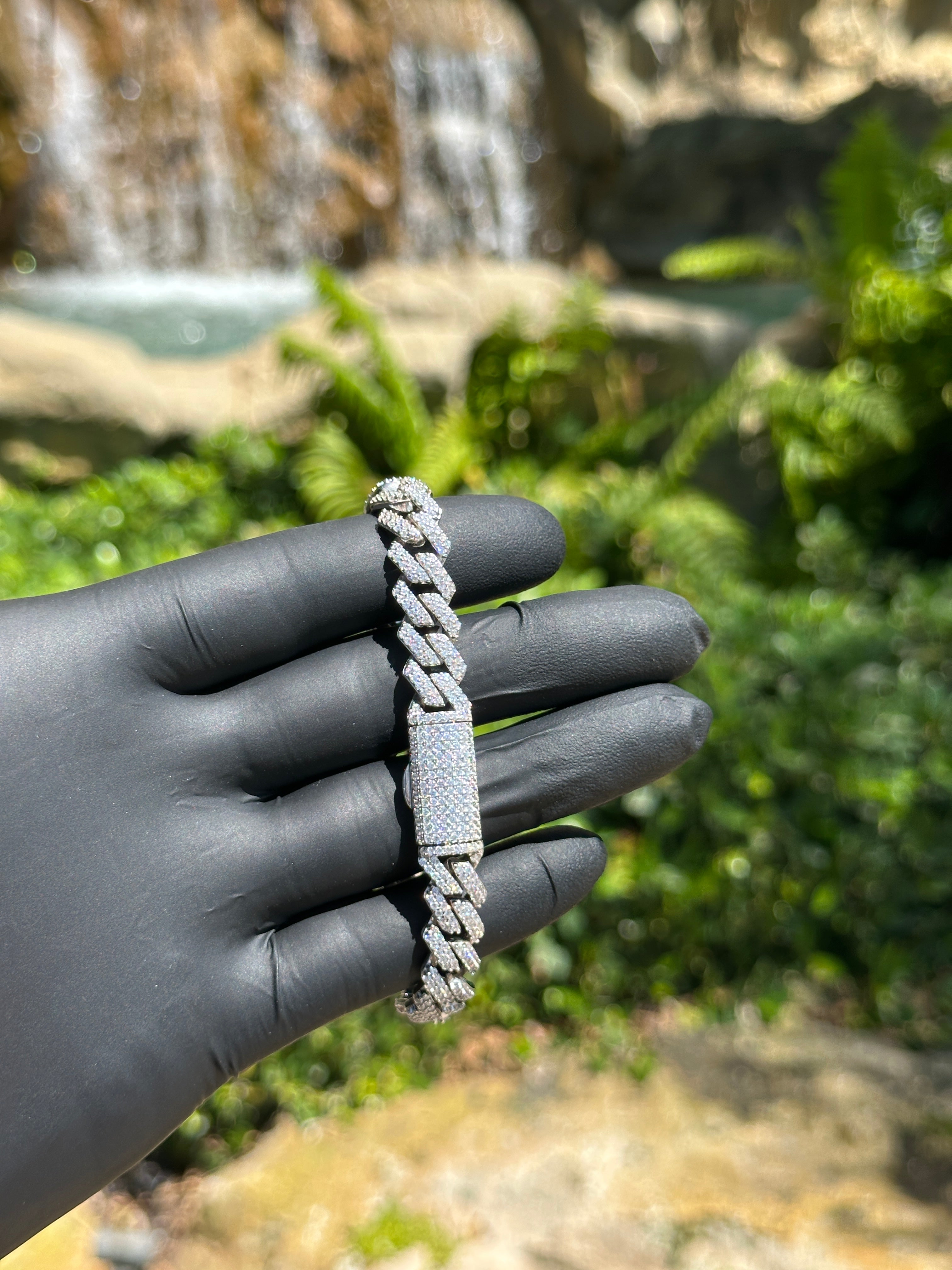 Thick Iced Out Miami Cuban Link Bracelet