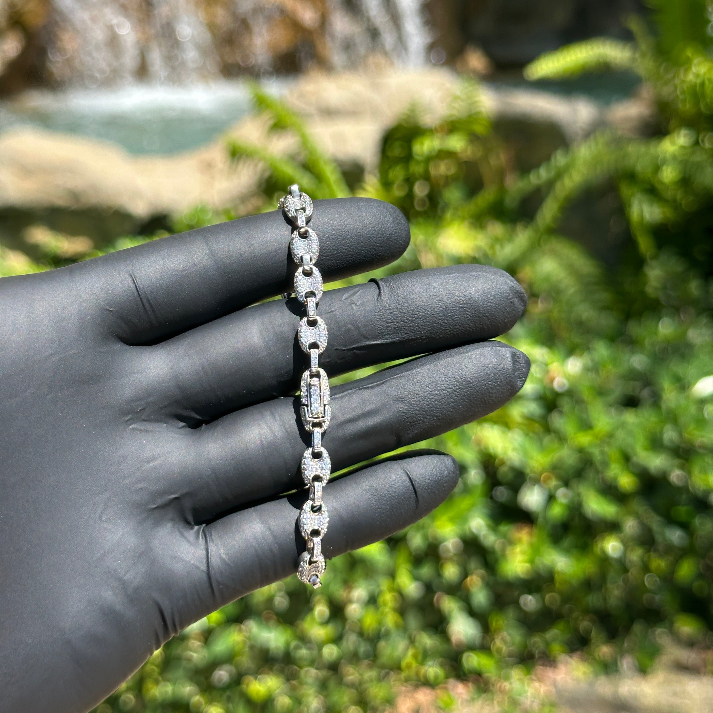 Iced Out Shell Bracelet