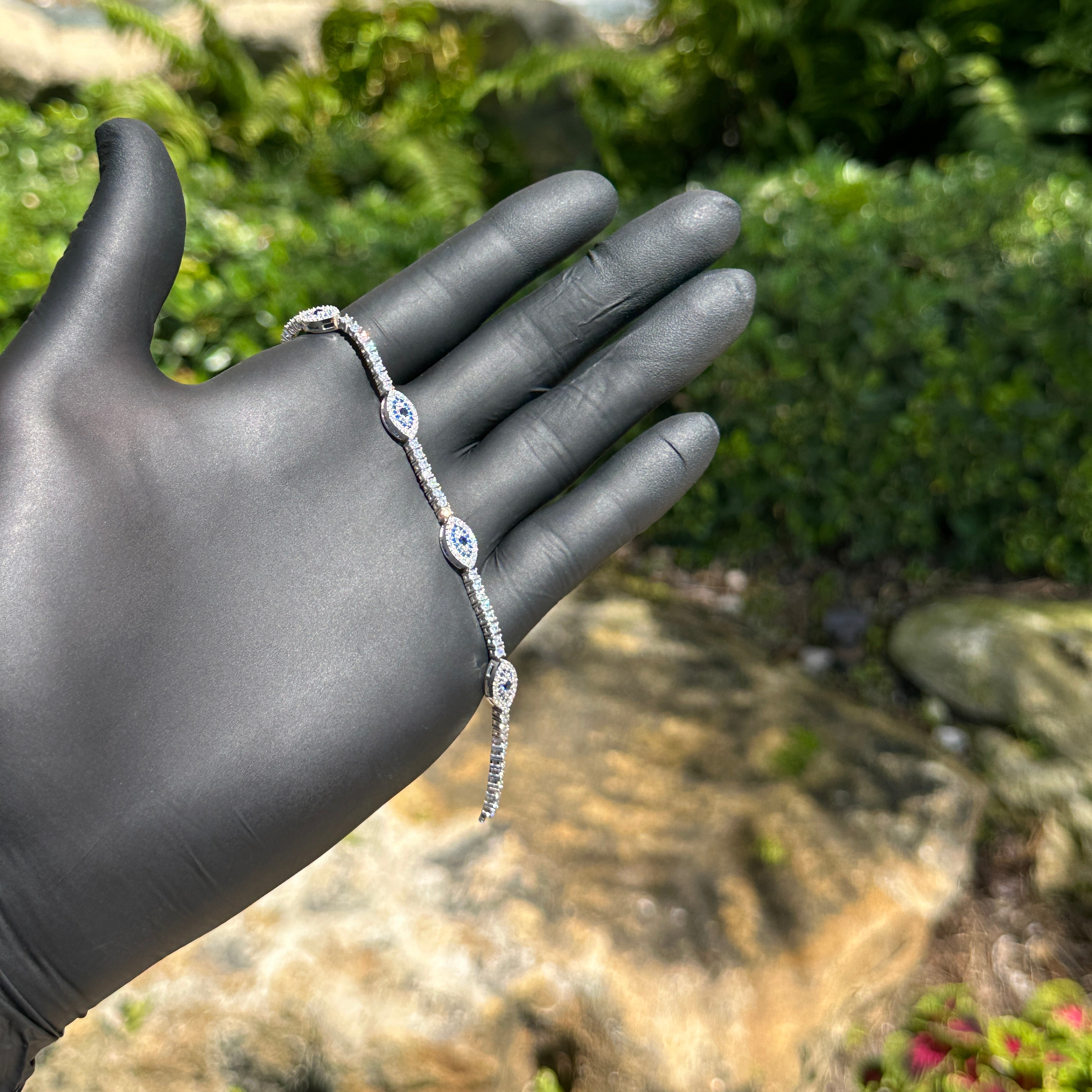 Evil Eye Tennis Bracelet