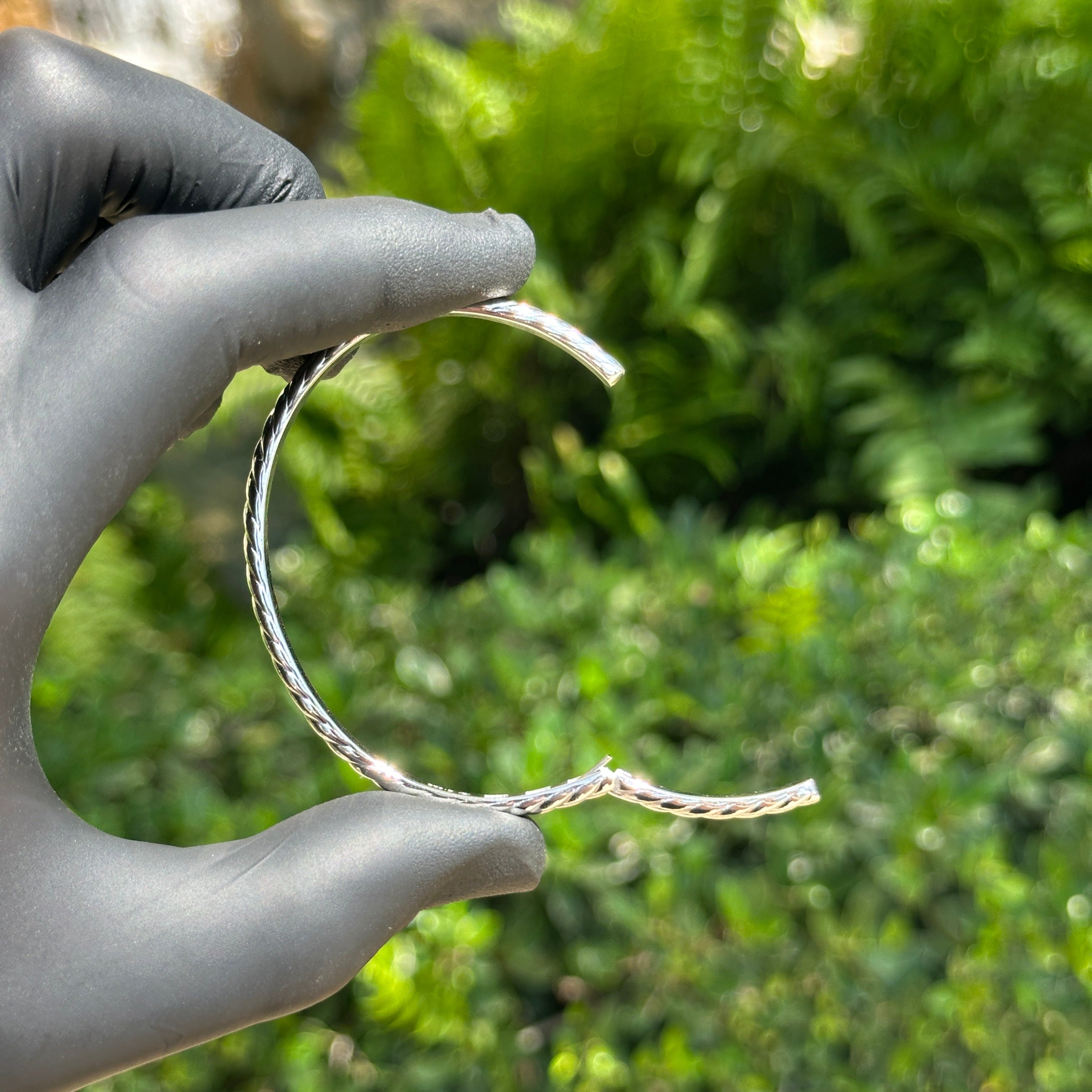Twisted Cable Cuff Bracelet