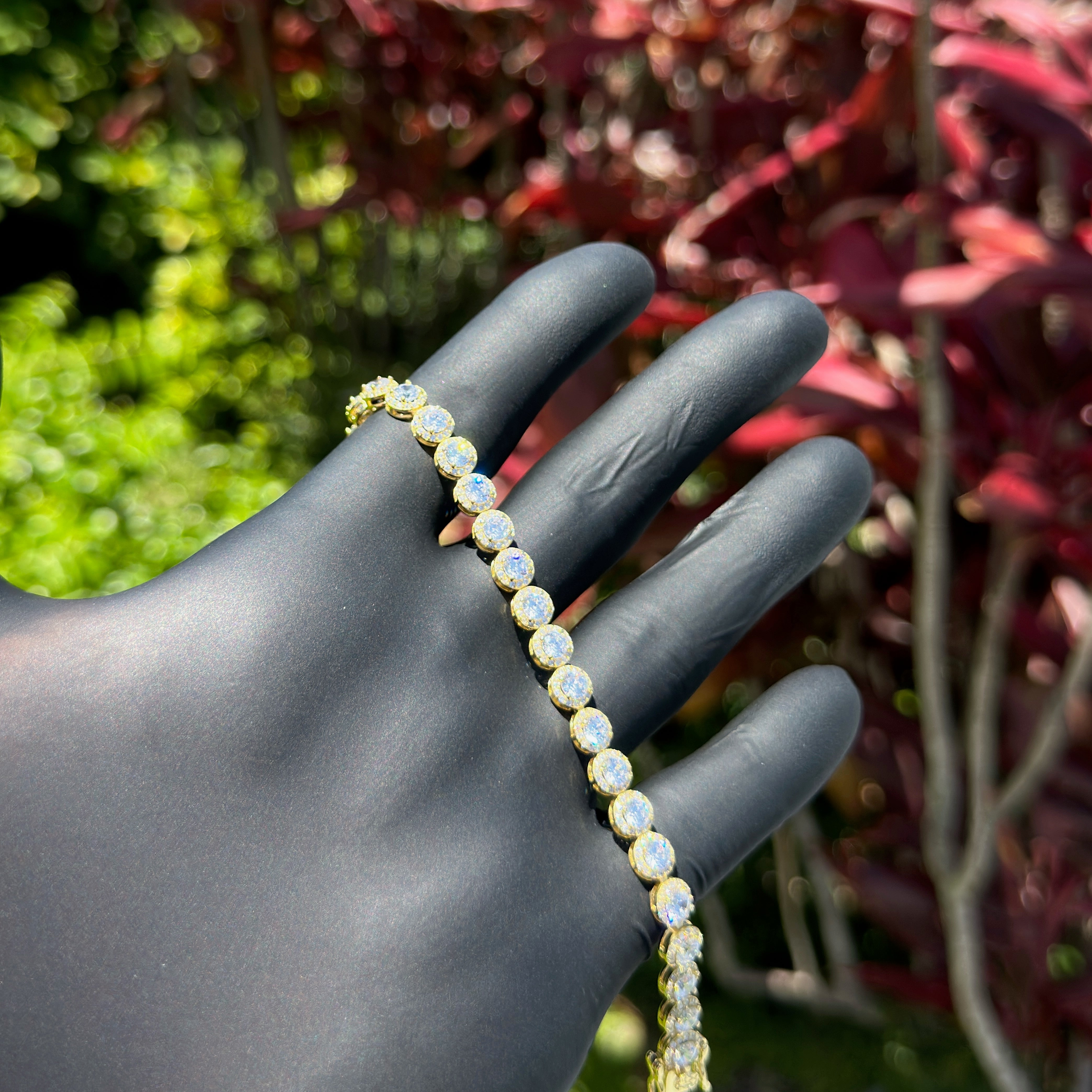 Bezel Set Tennis Bracelet
