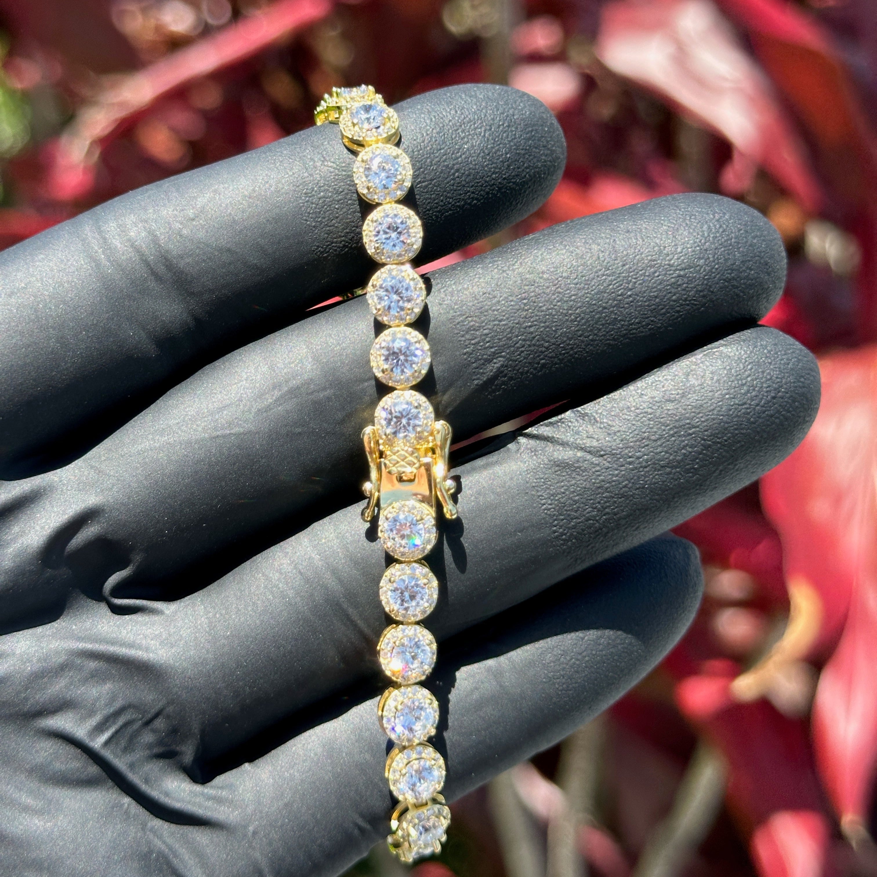 Bezel Set Tennis Bracelet