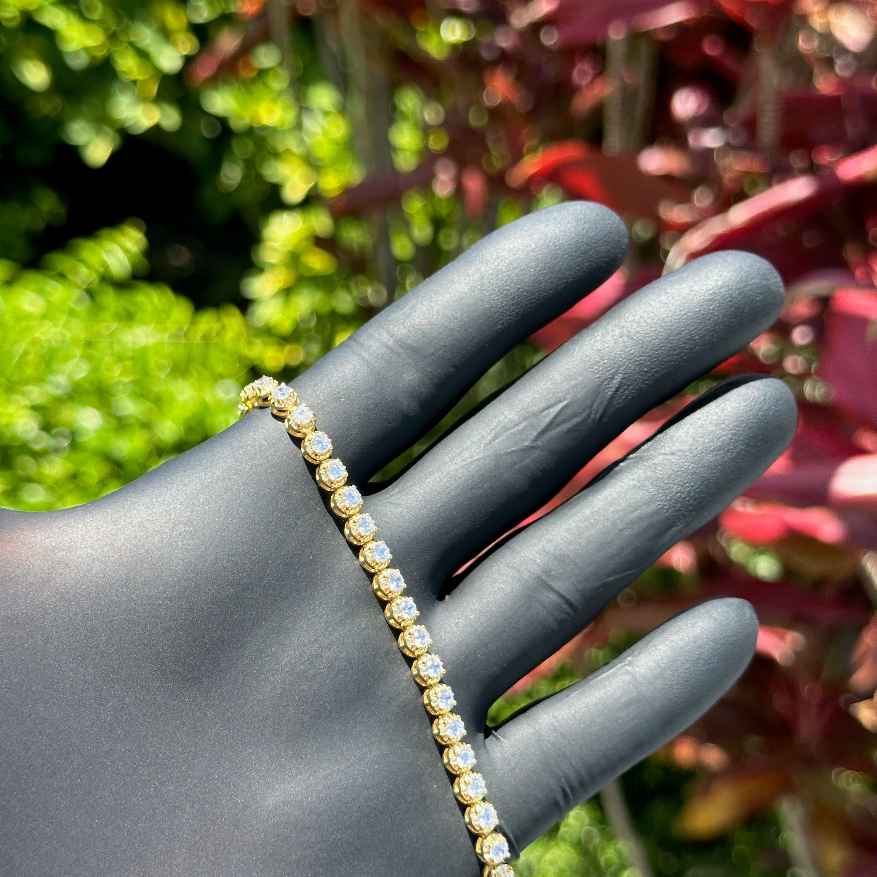 Round Cut Tennis Bracelet