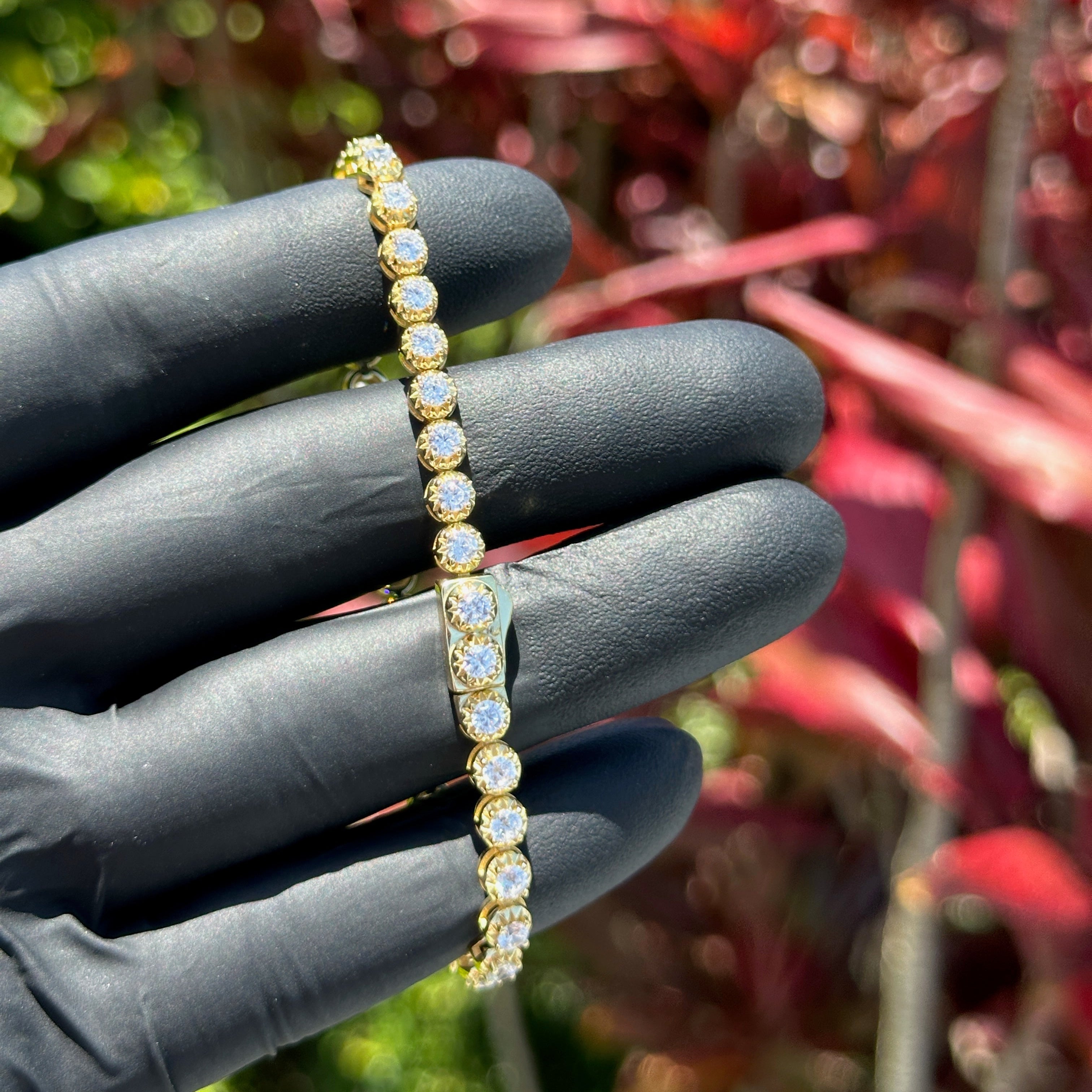 Round Cut Tennis Bracelet