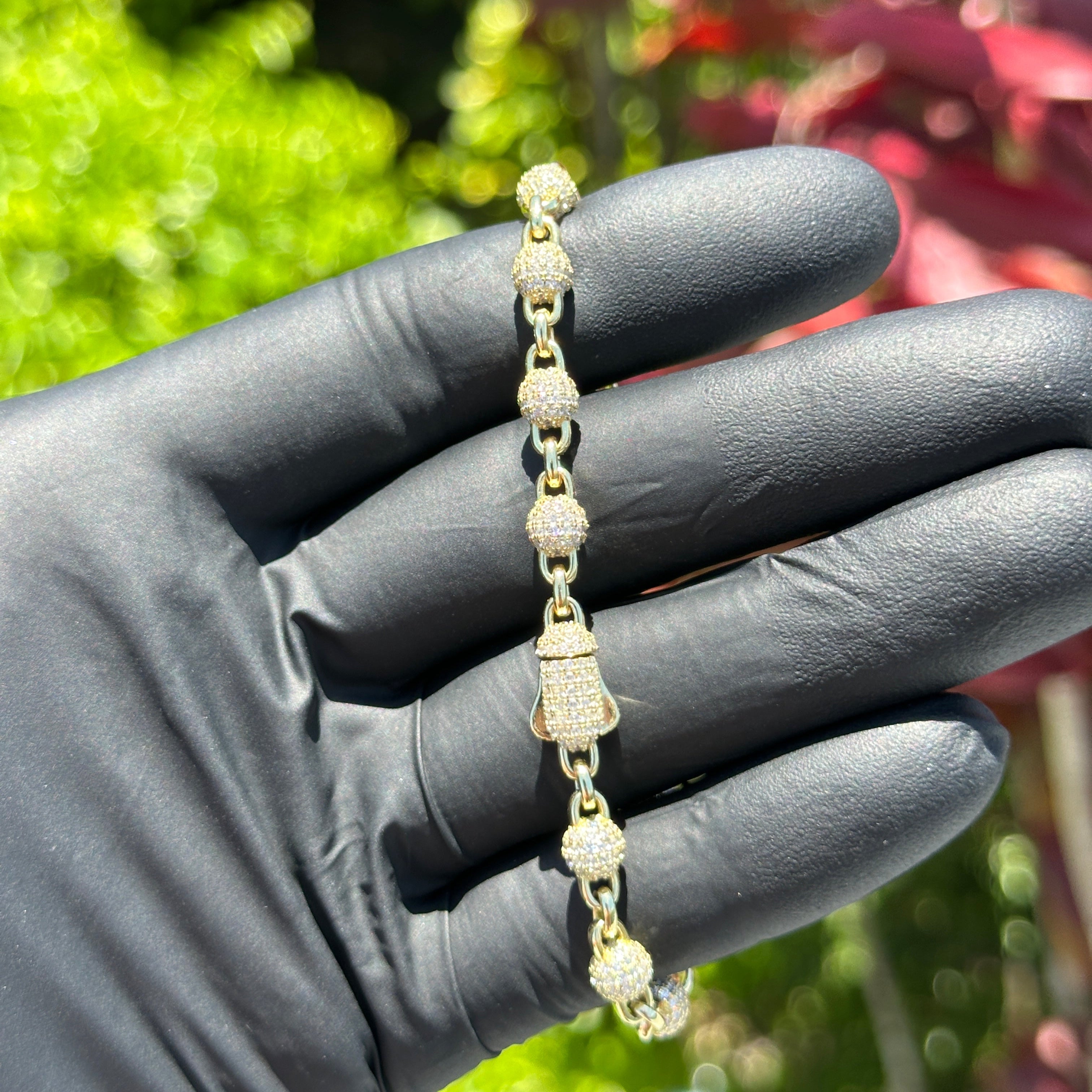 Mini Dimond Ball Bracelet