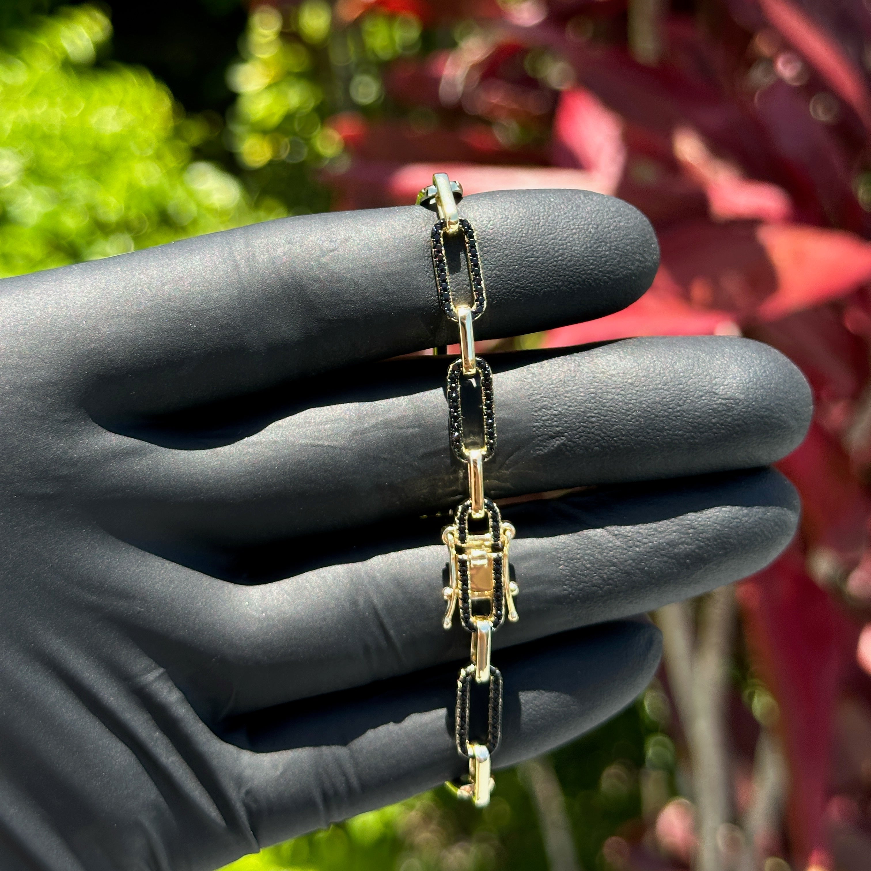 Gold Paperclip Bracelet