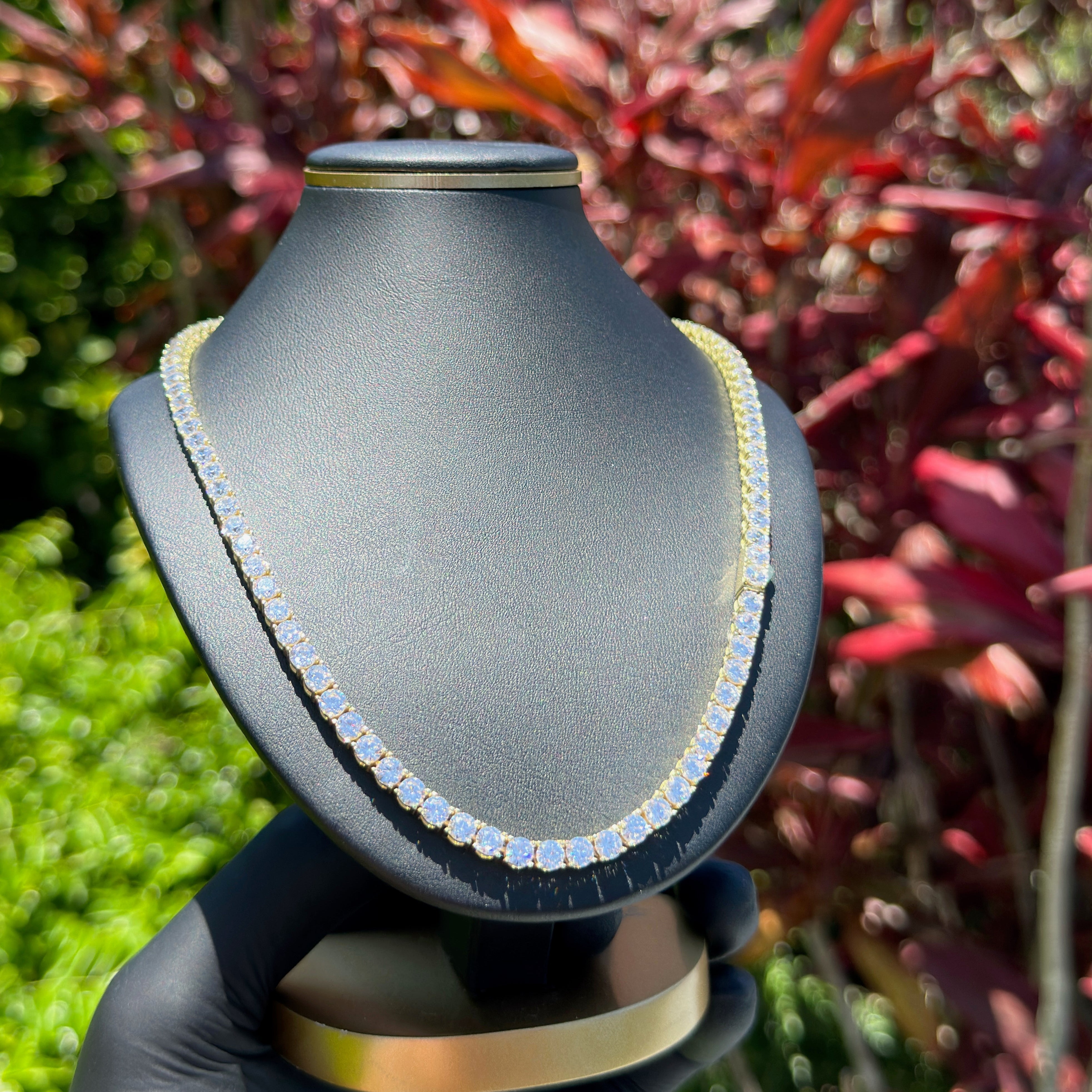4mm Iced Out Tennis Necklace